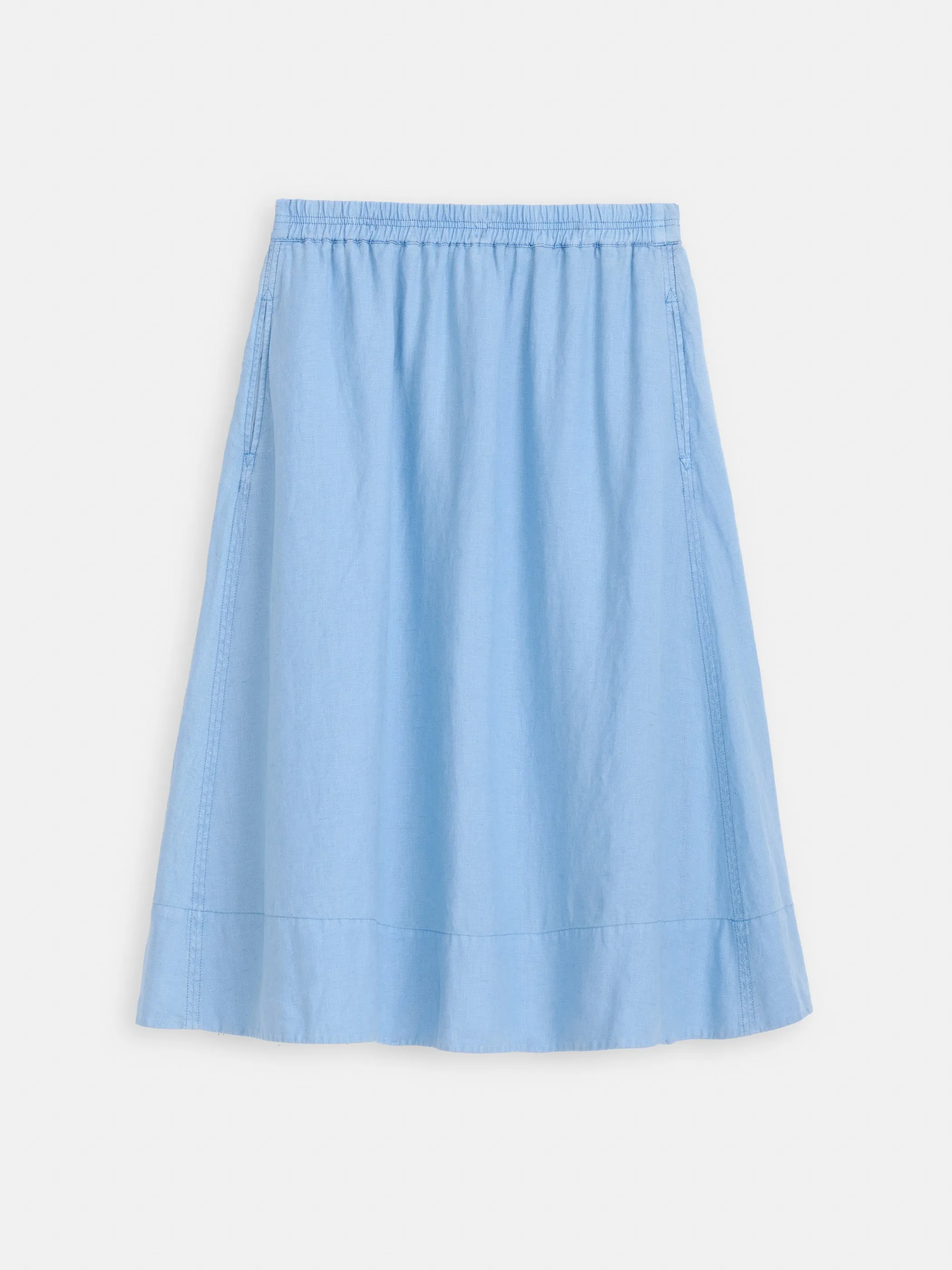 Maddie Skirt In Linen sold by Alex Mill product image thumbnail 2