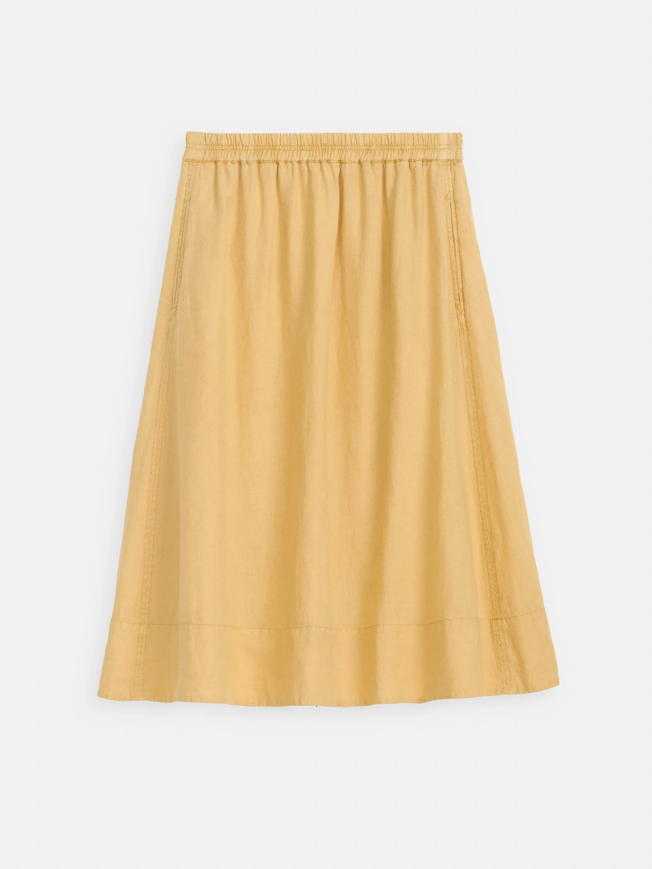 Maddie Skirt In Linen sold by Alex Mill product image thumbnail 2