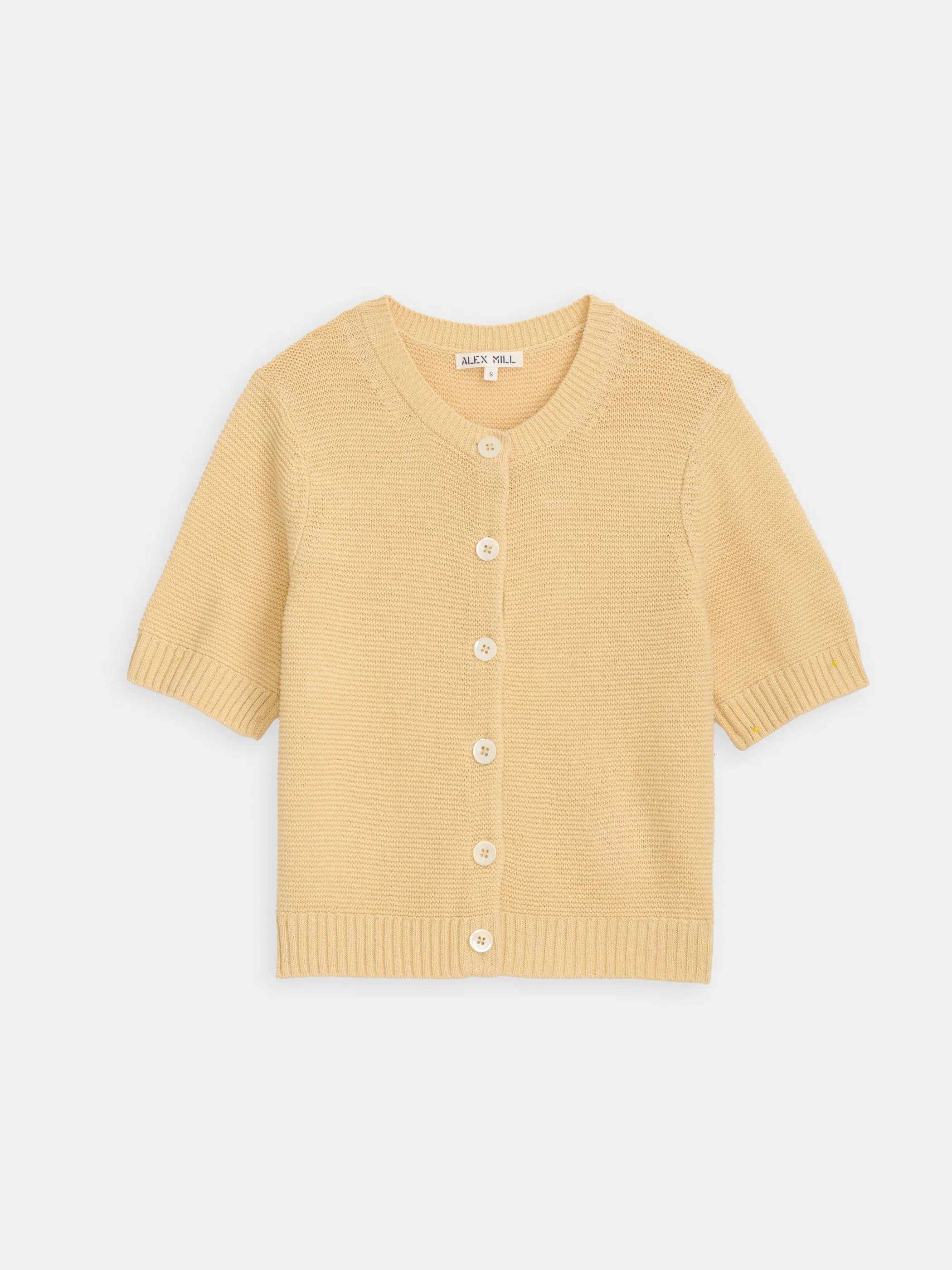 Elle Cardigan In Linen Cotton sold by Alex Mill product image thumbnail 2