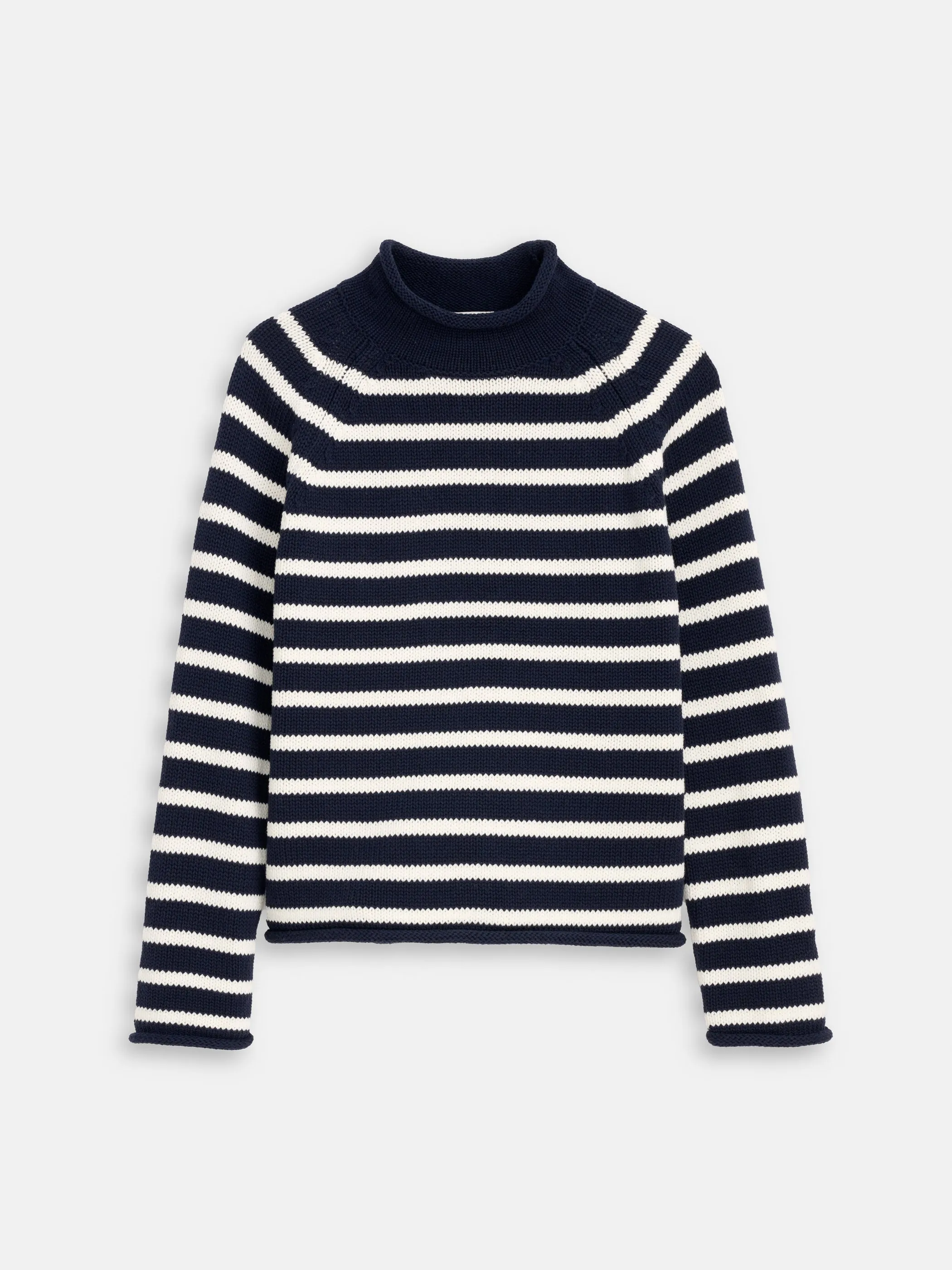 Eastport Striped Rollneck In Cotton sold by Alex Mill product image thumbnail 2