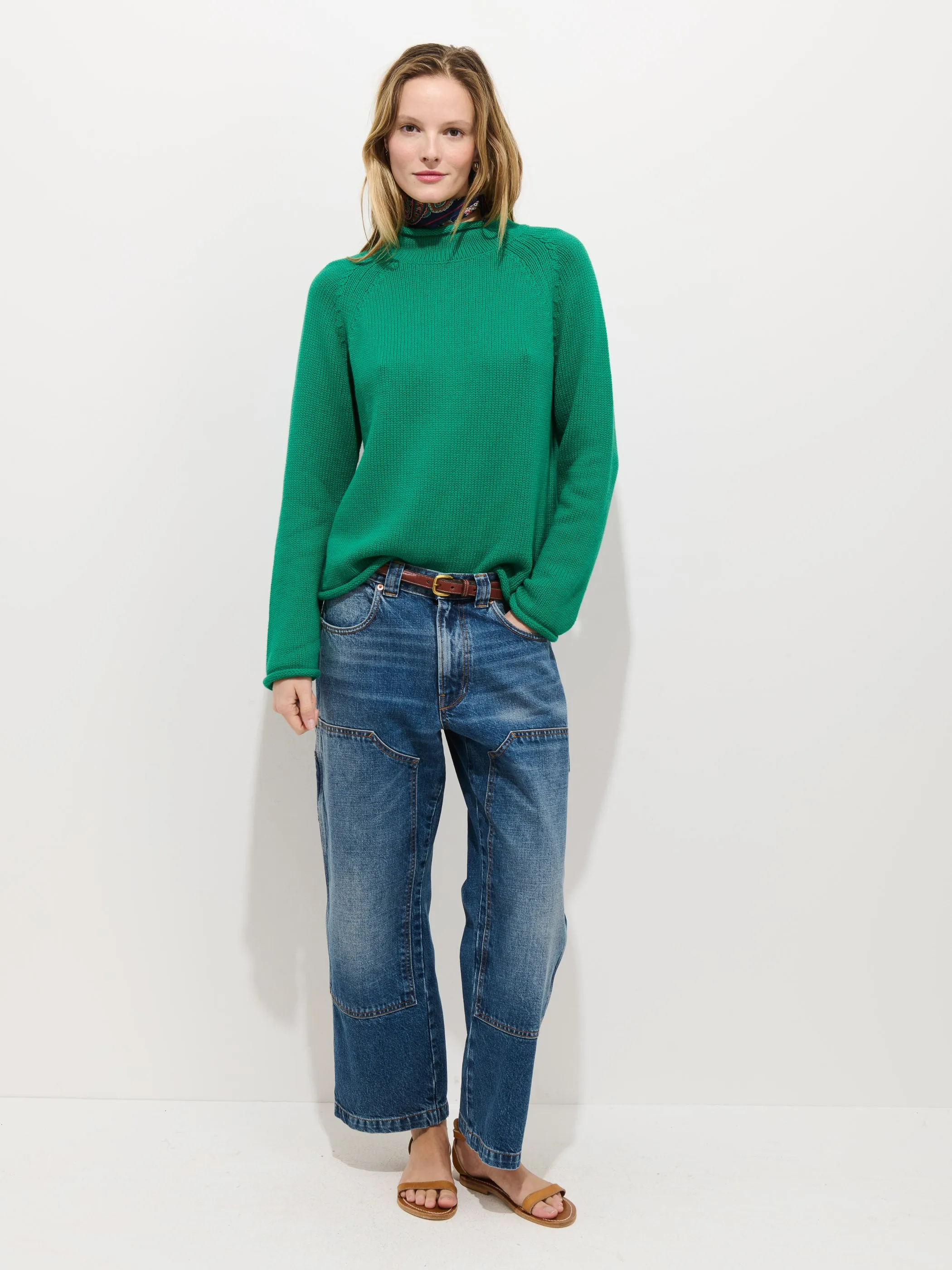 Eastport Rollneck In Cotton sold by Alex Mill product image thumbnail 3