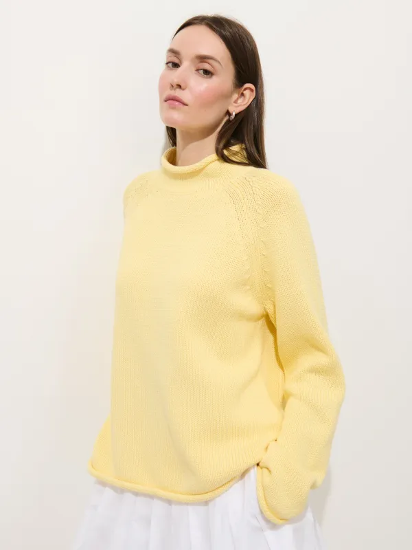 Eastport Rollneck In Cotton sold by Alex Mill