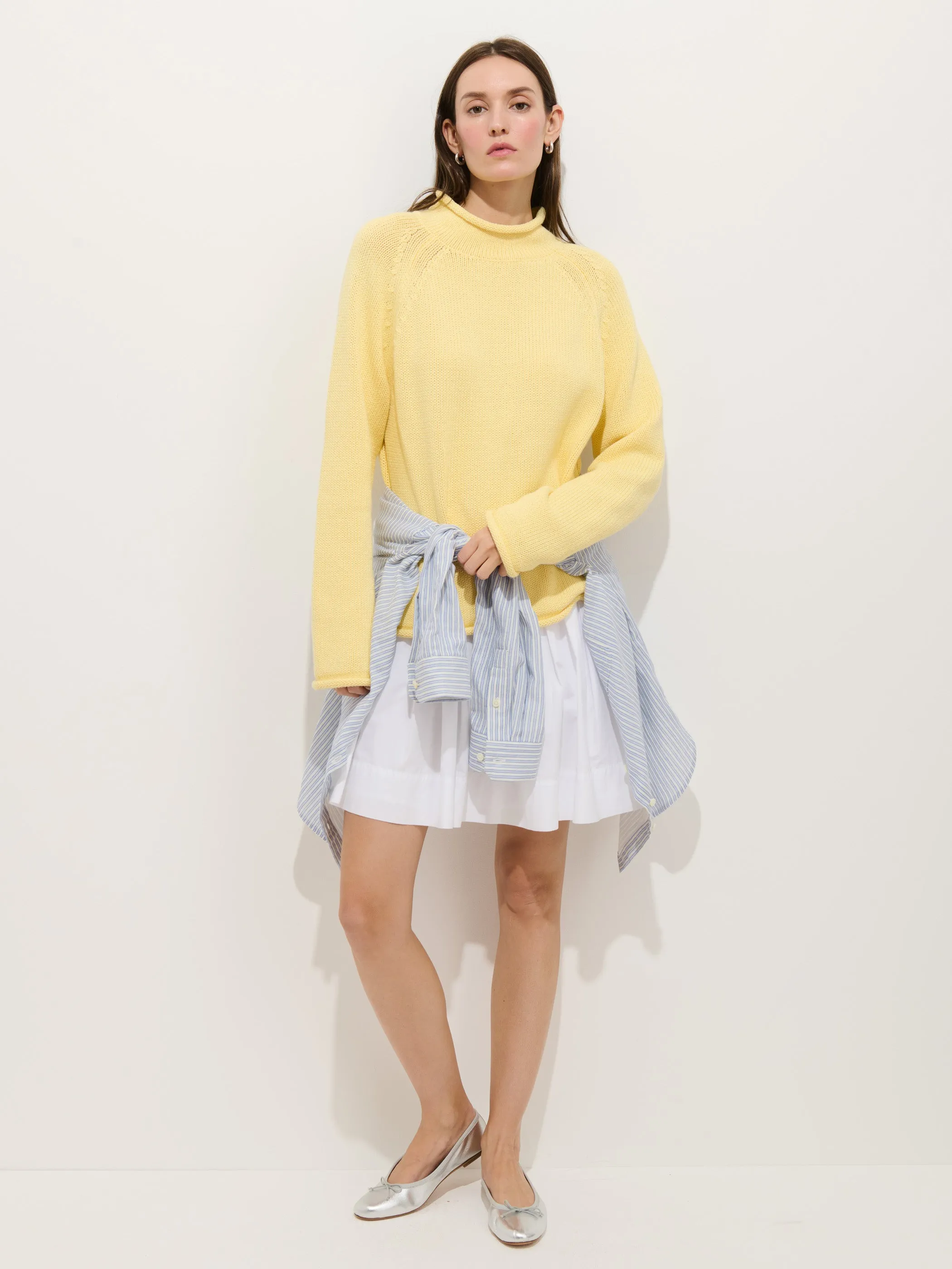 Eastport Rollneck In Cotton sold by Alex Mill product image thumbnail 3