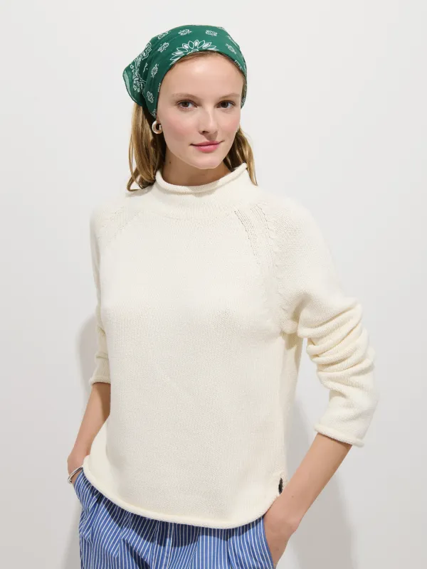 Eastport Rollneck In Cotton sold by Alex Mill