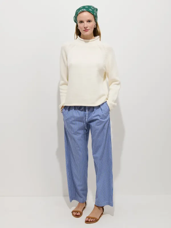 Hudson Striped Pant In Poplin sold by Alex Mill