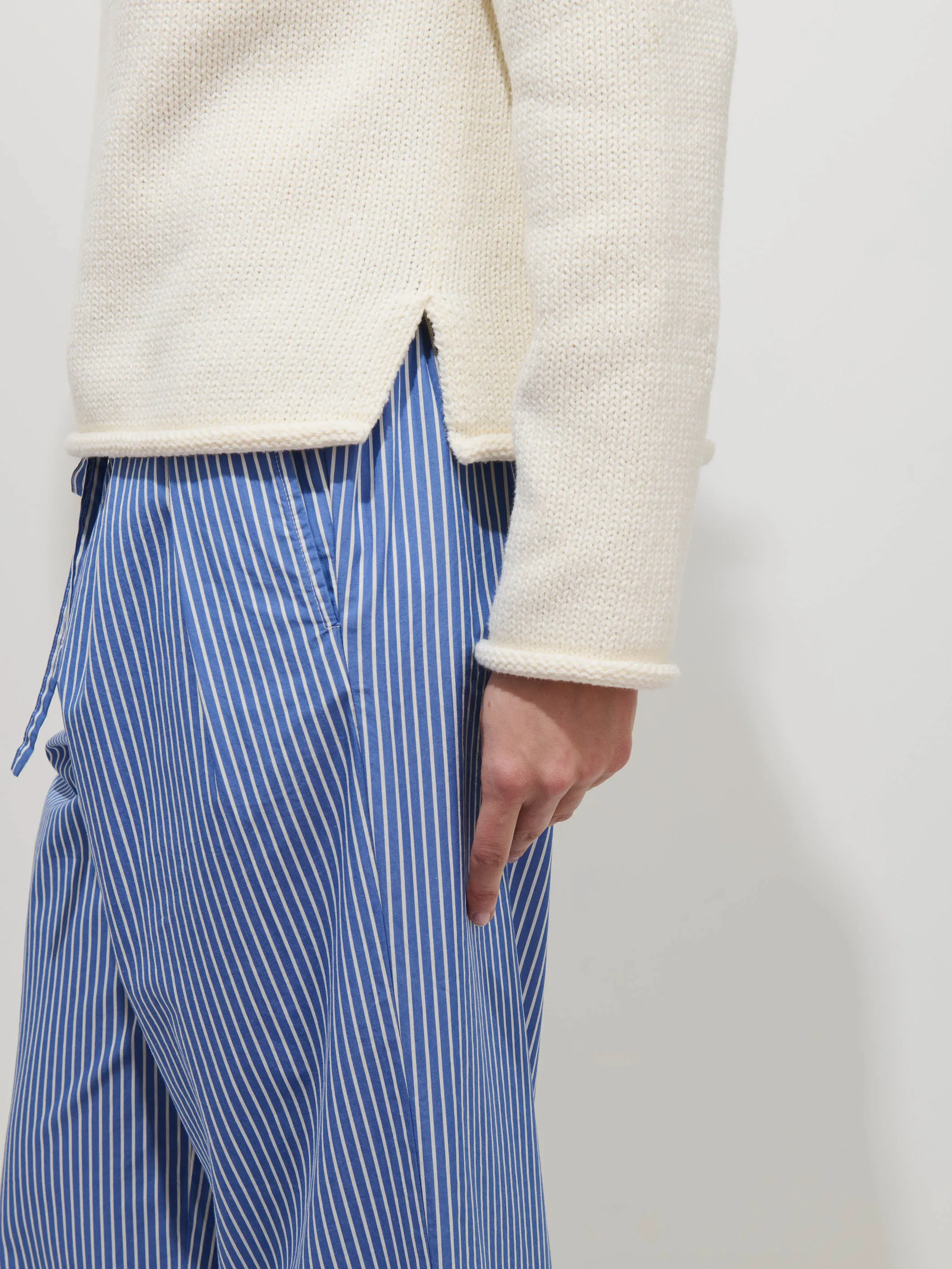 Hudson Striped Pant In Poplin sold by Alex Mill product image thumbnail 3