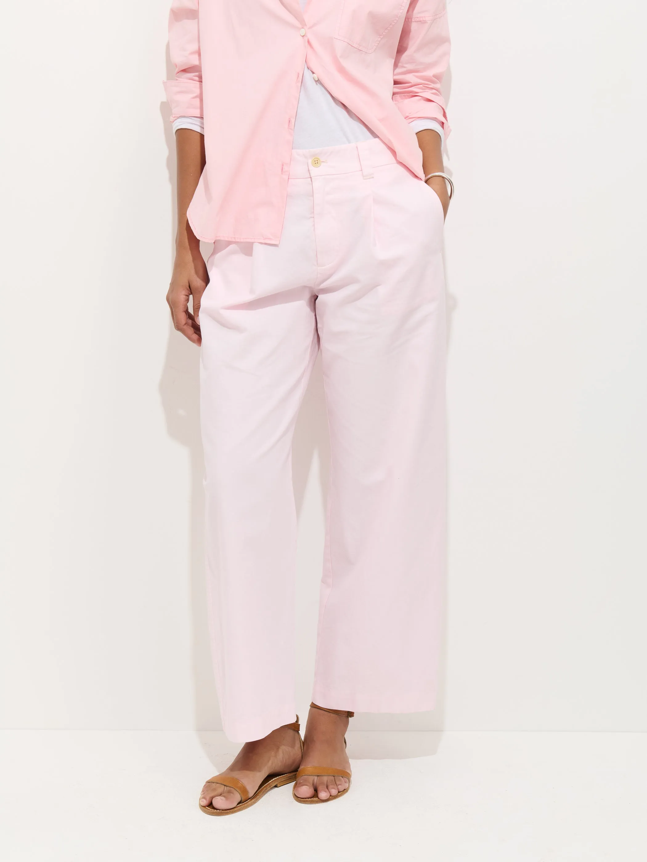 Soho Pant In Cotton Linen sold by Alex Mill product image thumbnail 4