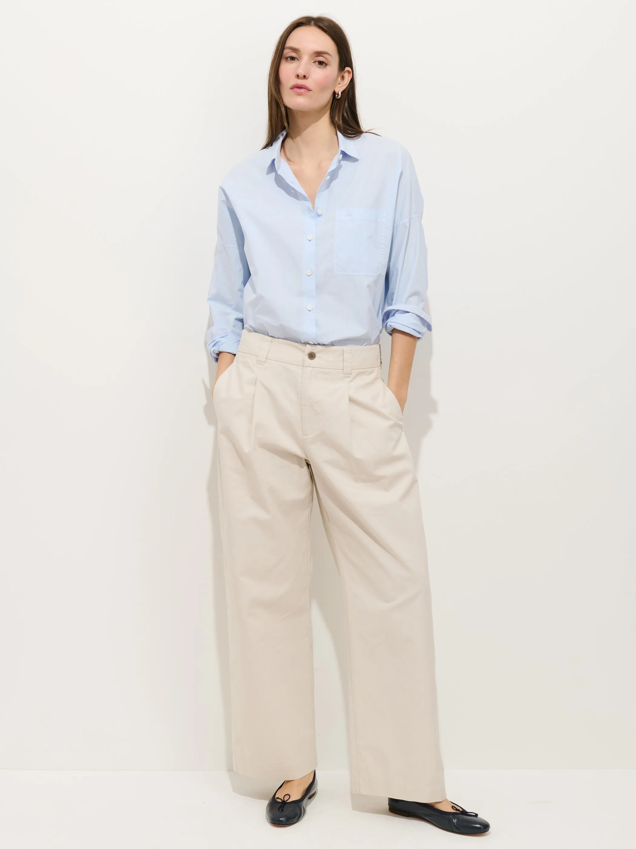 Soho Pant In Cotton Linen sold by Alex Mill product image thumbnail 5