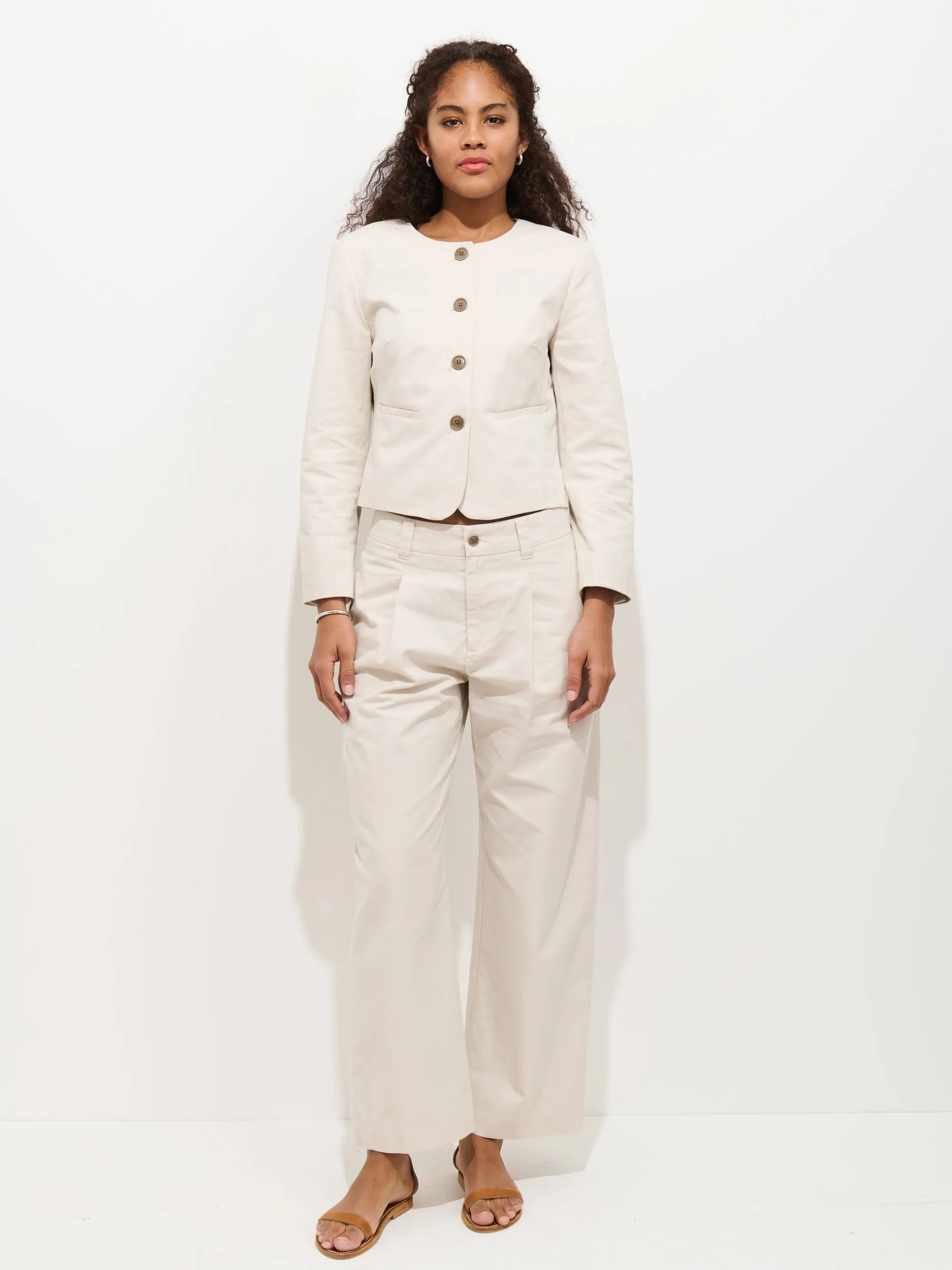 Soho Jacket In Cotton Linen sold by Alex Mill product image thumbnail 3