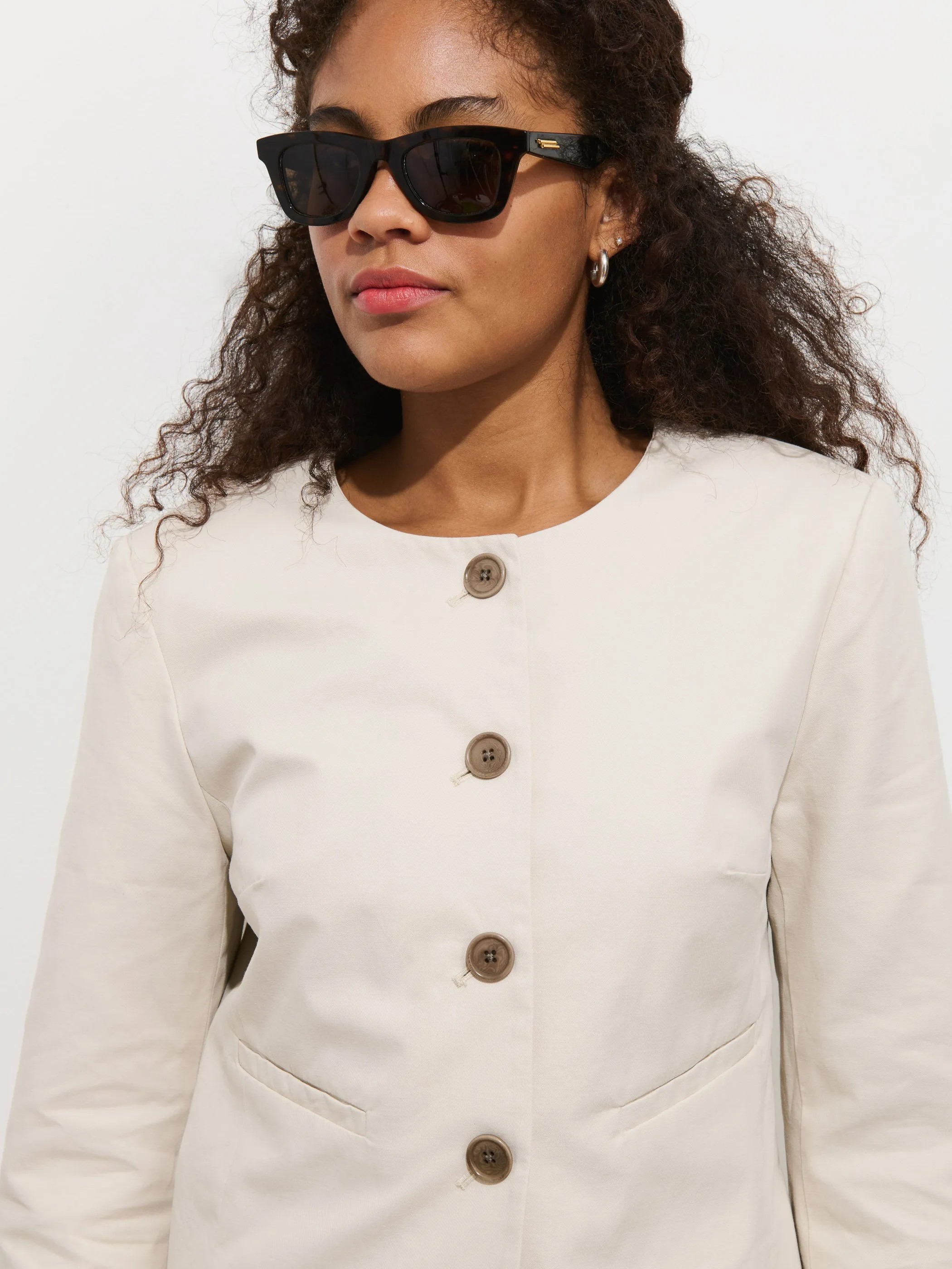 Soho Jacket In Cotton Linen sold by Alex Mill product image thumbnail 4