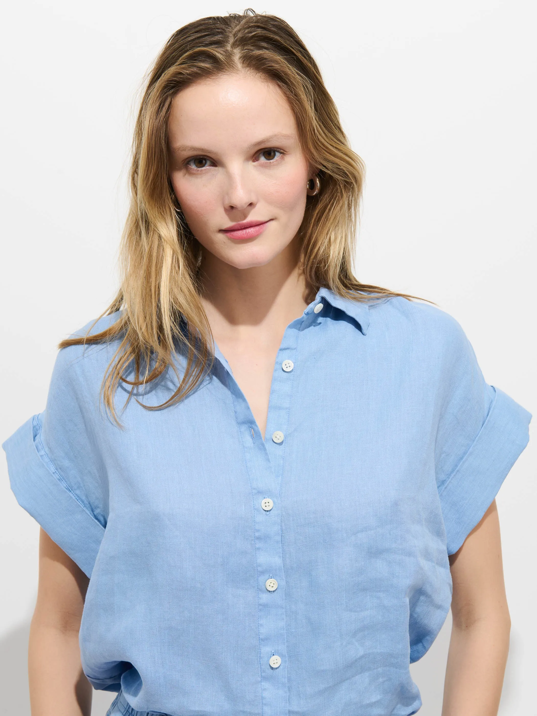 Maddie Blouse In Linen sold by Alex Mill product image thumbnail 5