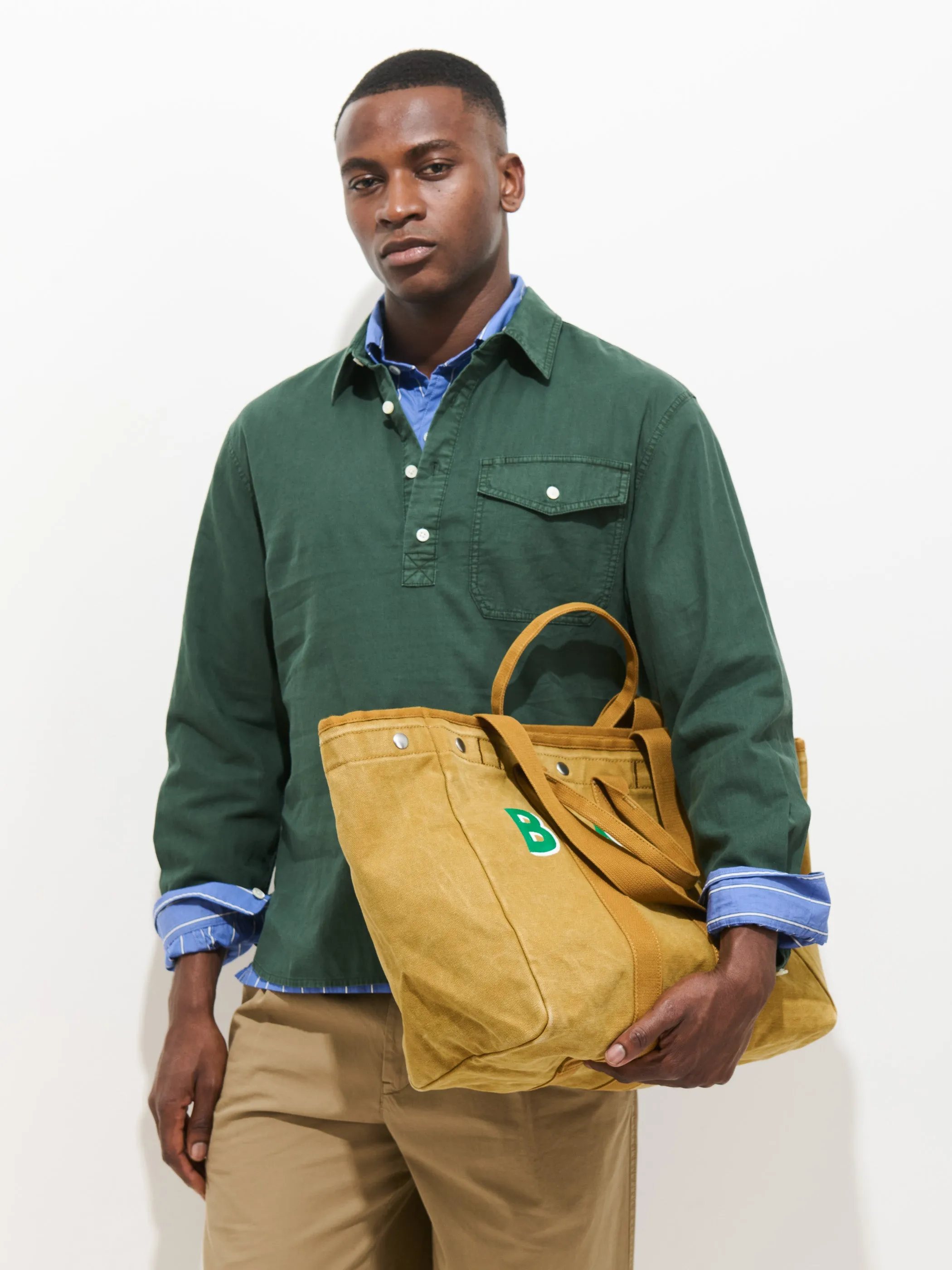 Carter Popover In Cotton Linen sold by Alex Mill product image thumbnail 4