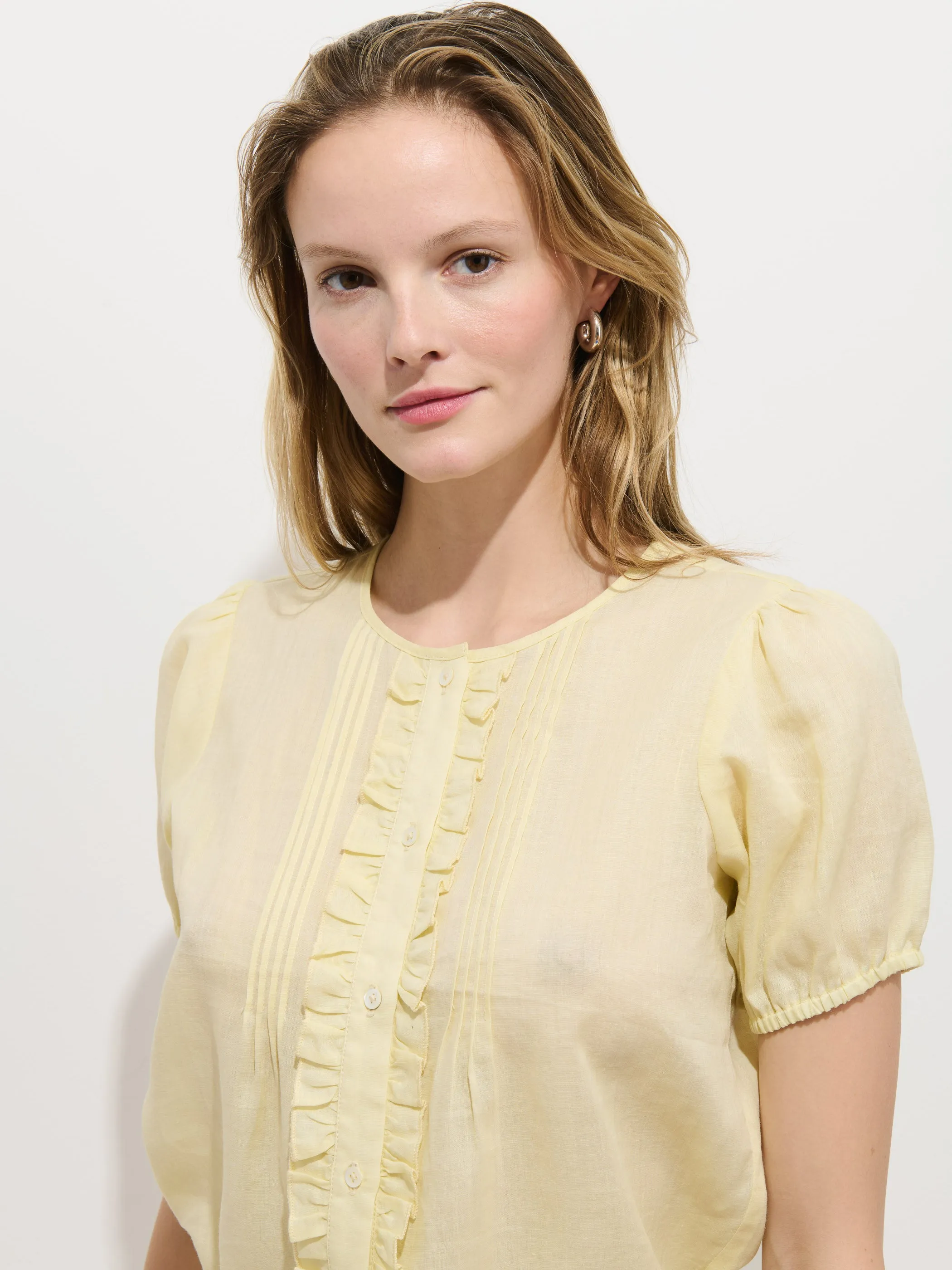 Brittany Top In Ramie sold by Alex Mill product image thumbnail 5