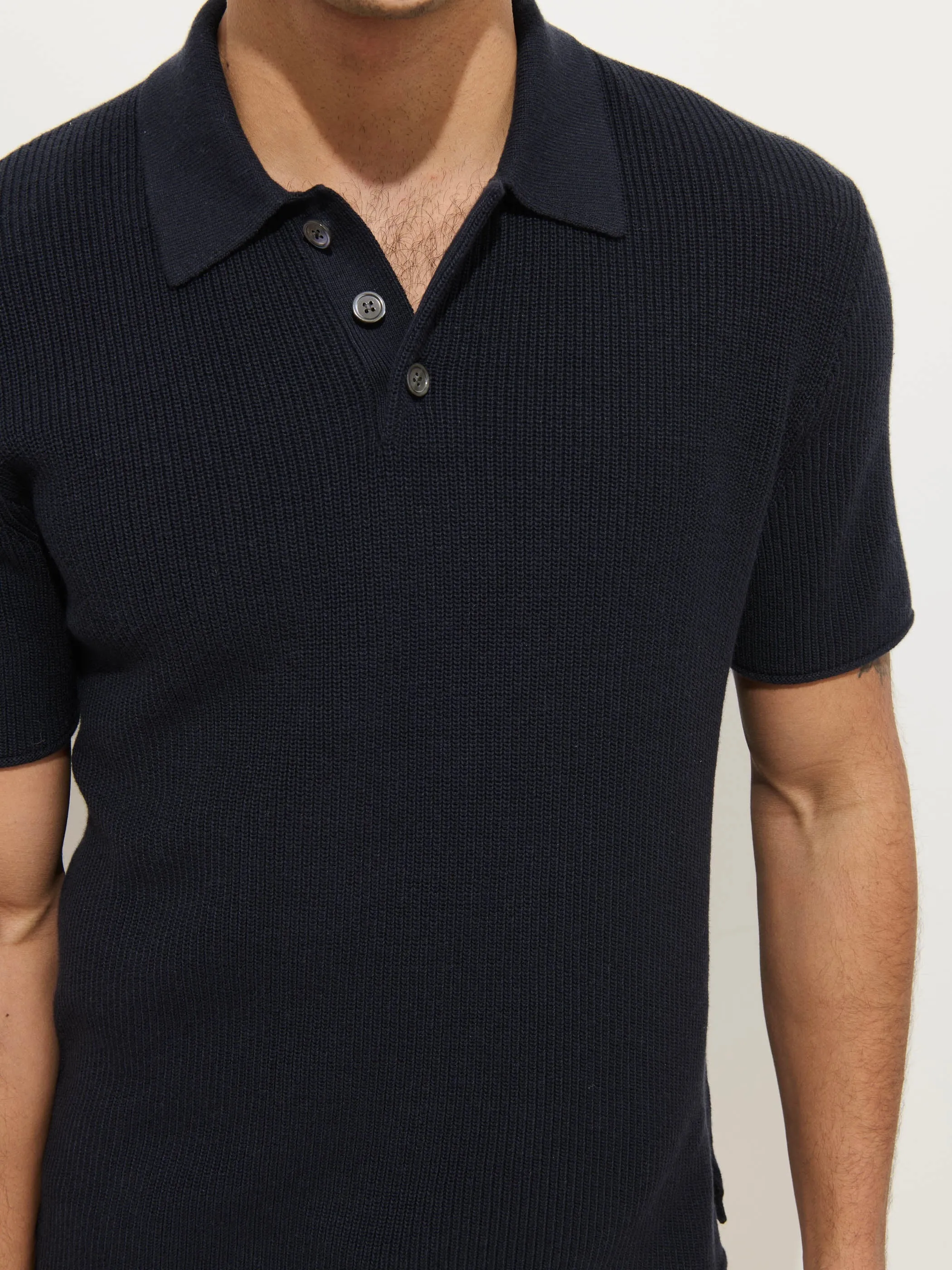 Eastwood Polo In Cotton Linen sold by Alex Mill product image thumbnail 5