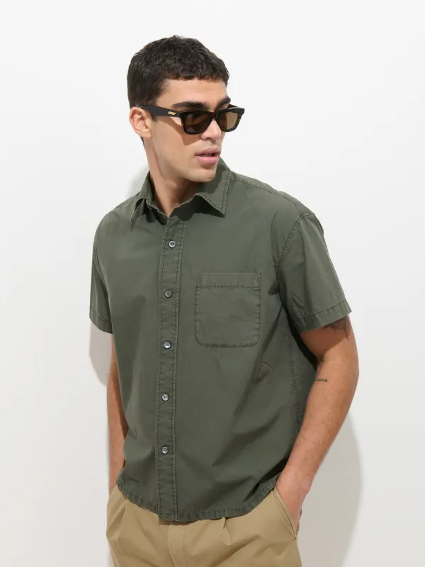 Franklin Short Sleeve Shirt In Paper Poplin made by Alex Mill