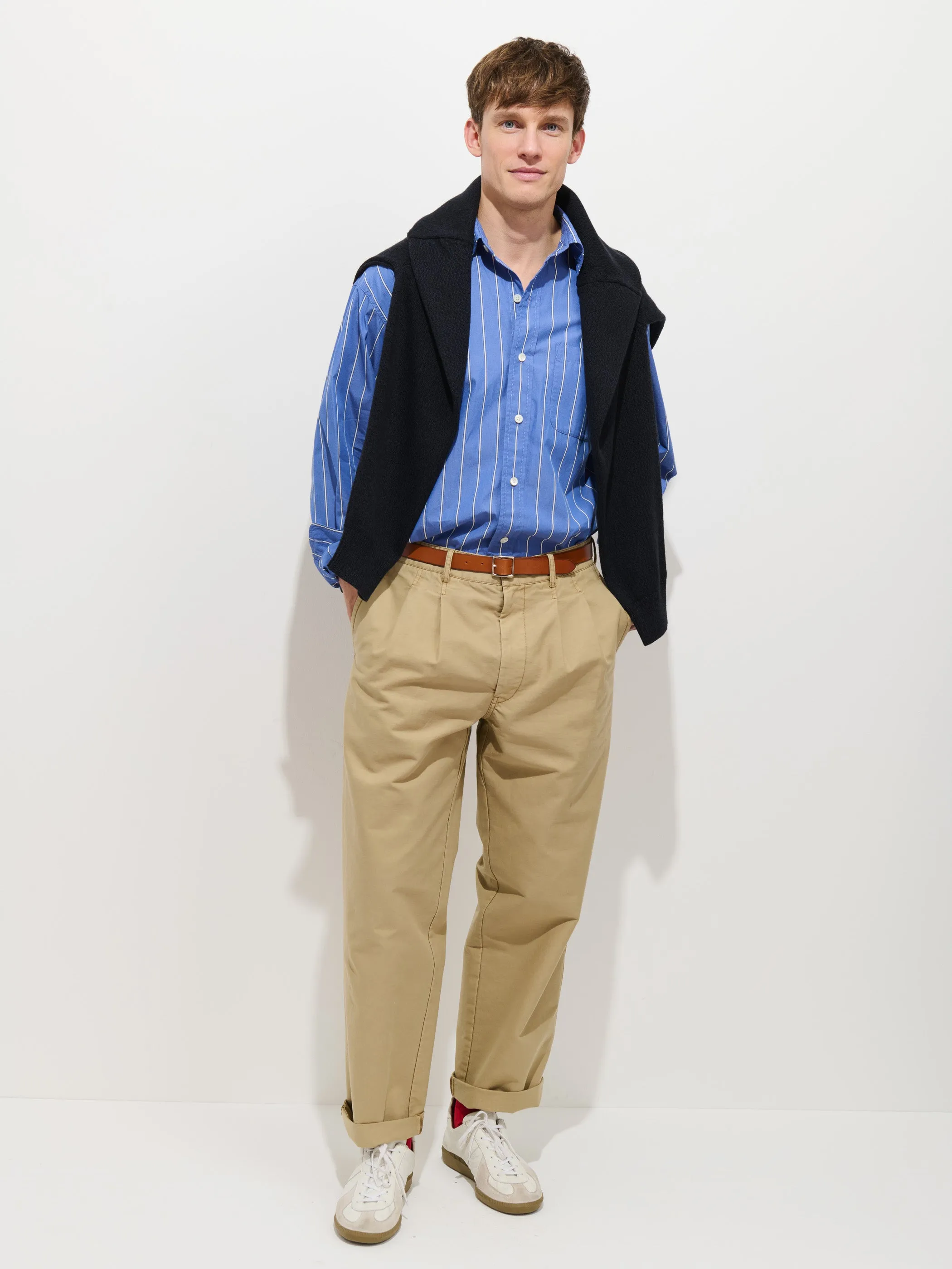 Georges Pull On Pant In Lightweight Cotton sold by Alex Mill product image thumbnail 5