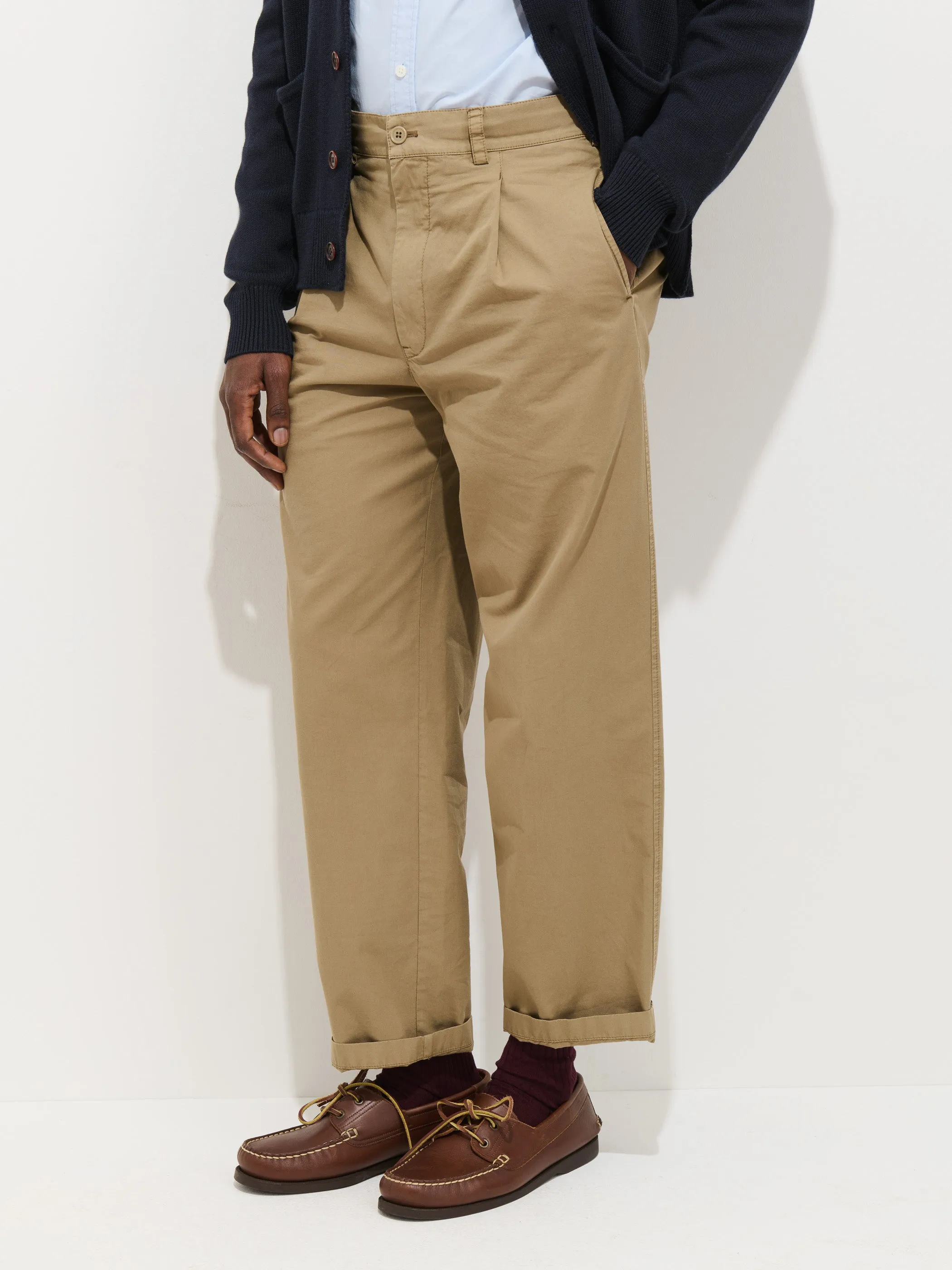 Georges Pull On Pant In Lightweight Cotton sold by Alex Mill product image thumbnail 3