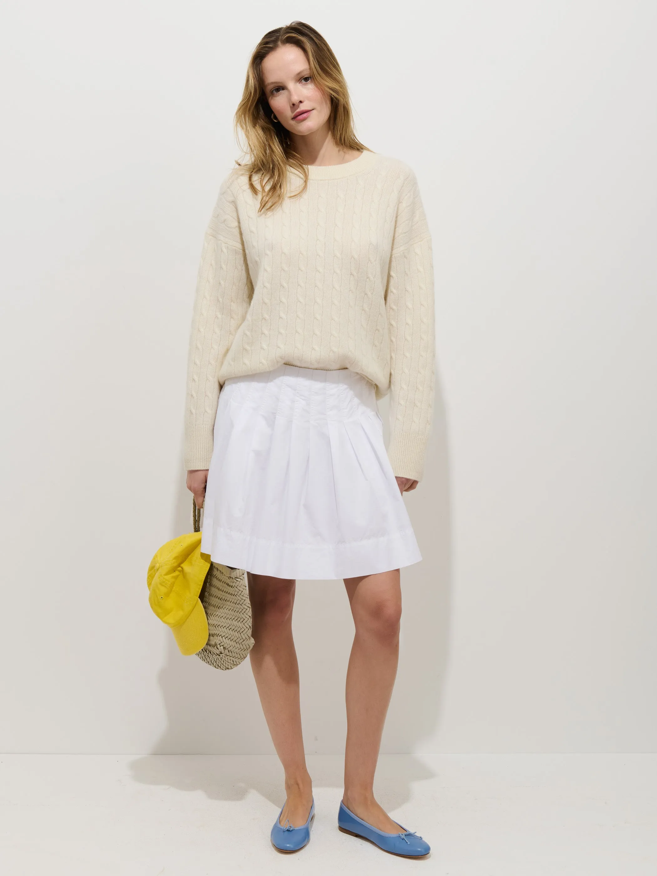 Pippa Skirt In Cotton sold by Alex Mill product image thumbnail 5