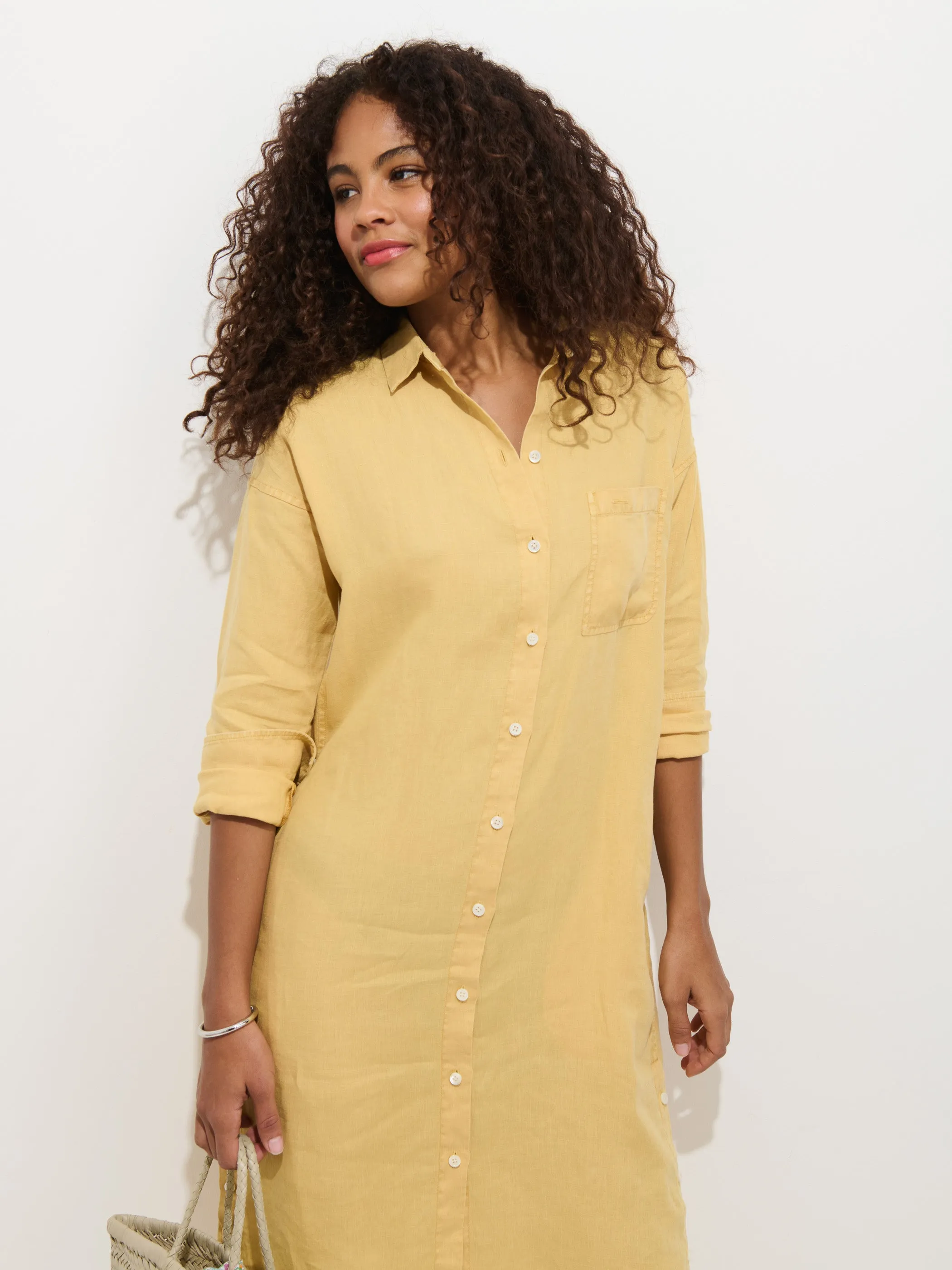 Kerry Dress In Linen sold by Alex Mill product image thumbnail 5