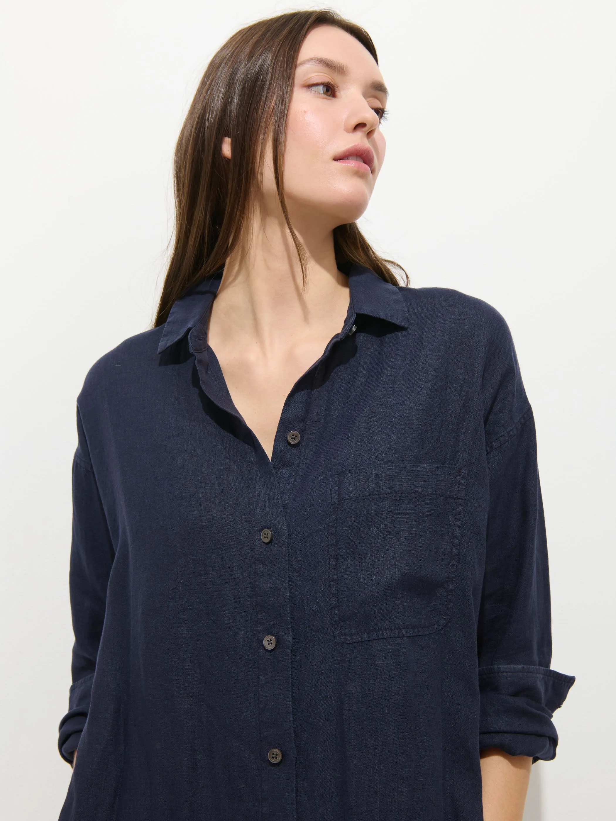Kerry Dress In Linen sold by Alex Mill product image thumbnail 5