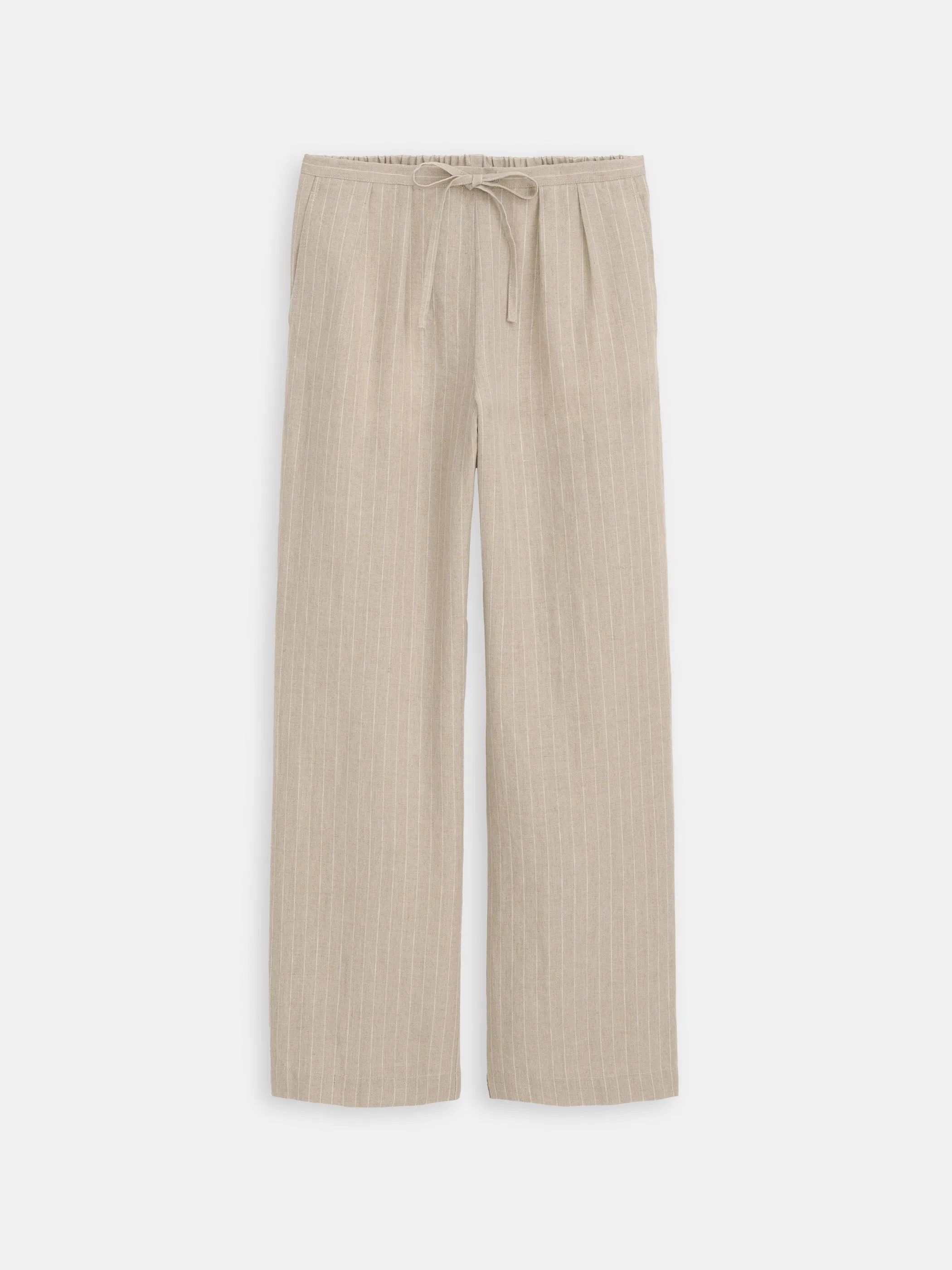 Hudson Pinstripe Pant In Linen sold by Alex Mill product image thumbnail 2