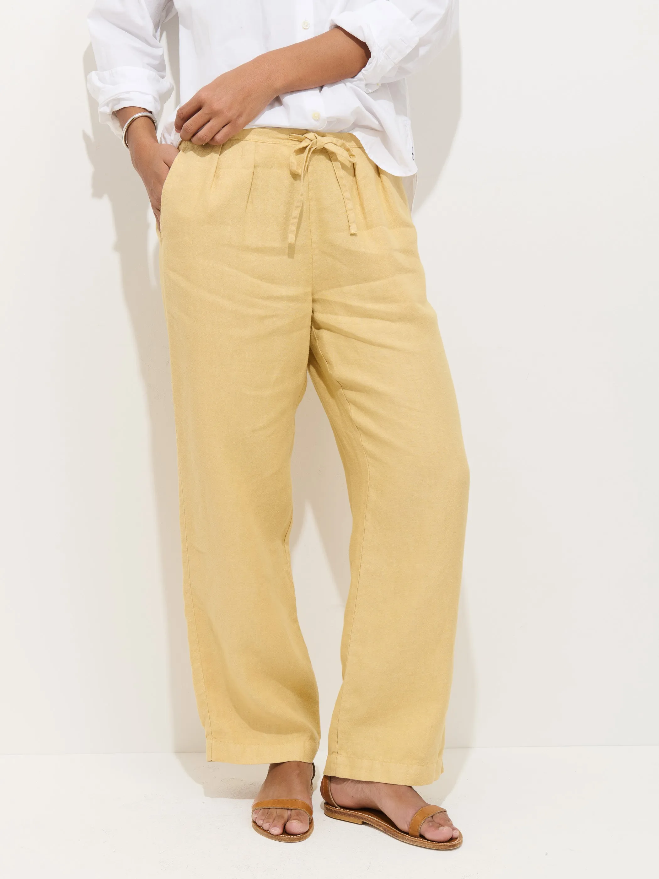 Hudson Pant In Linen sold by Alex Mill product image thumbnail 4