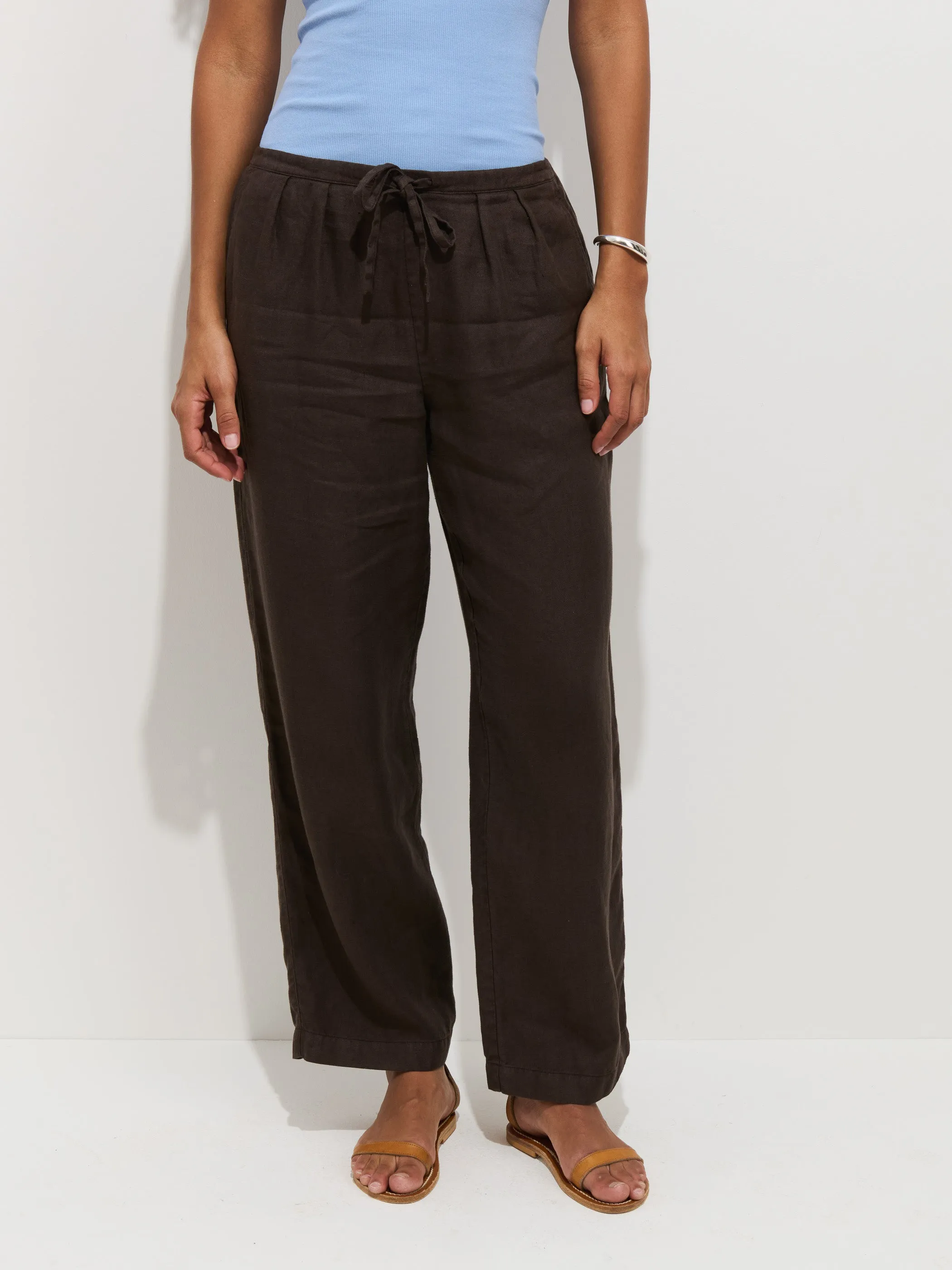 Hudson Pant In Linen sold by Alex Mill product image thumbnail 4