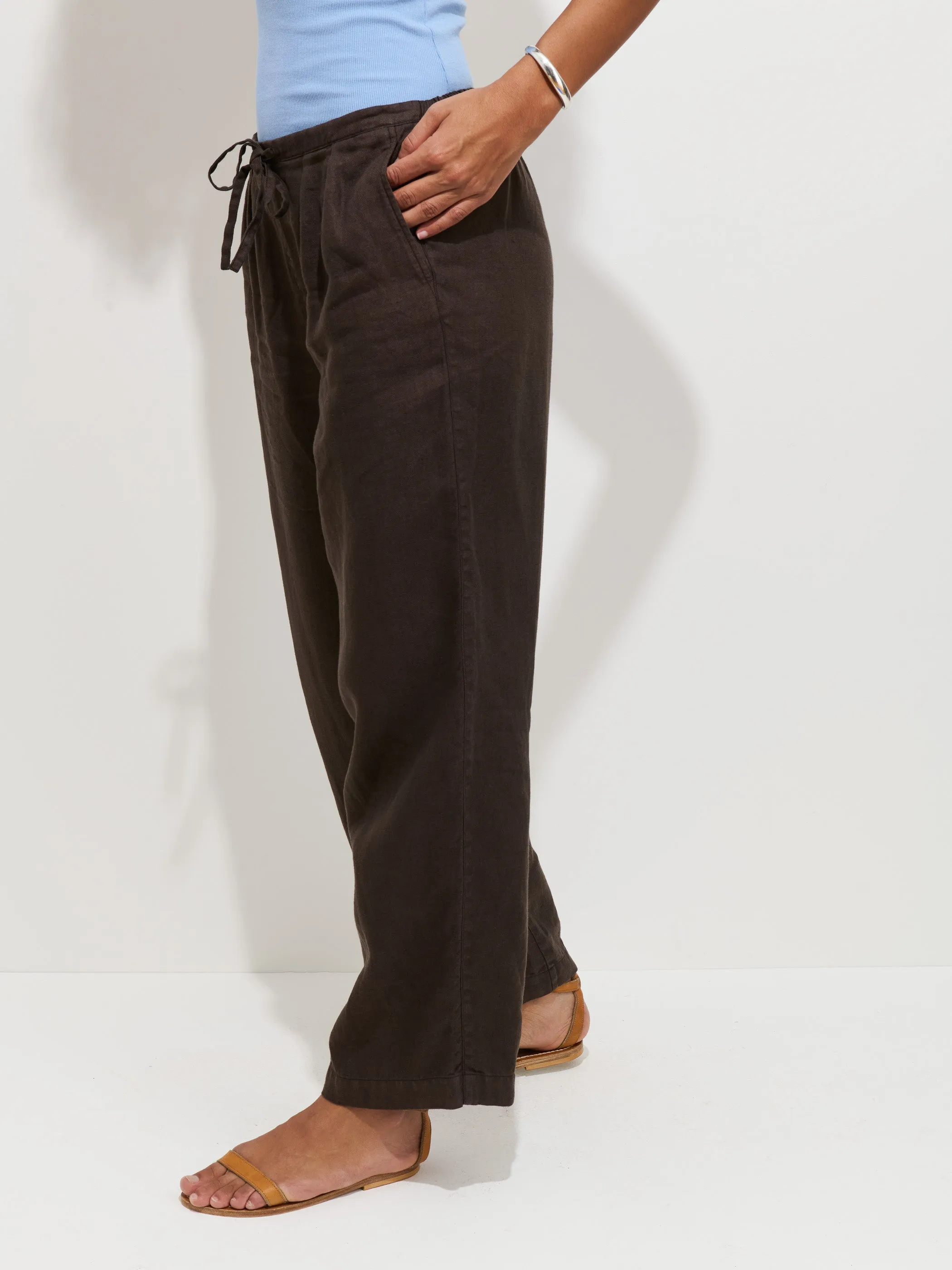 Hudson Pant In Linen sold by Alex Mill product image thumbnail 5