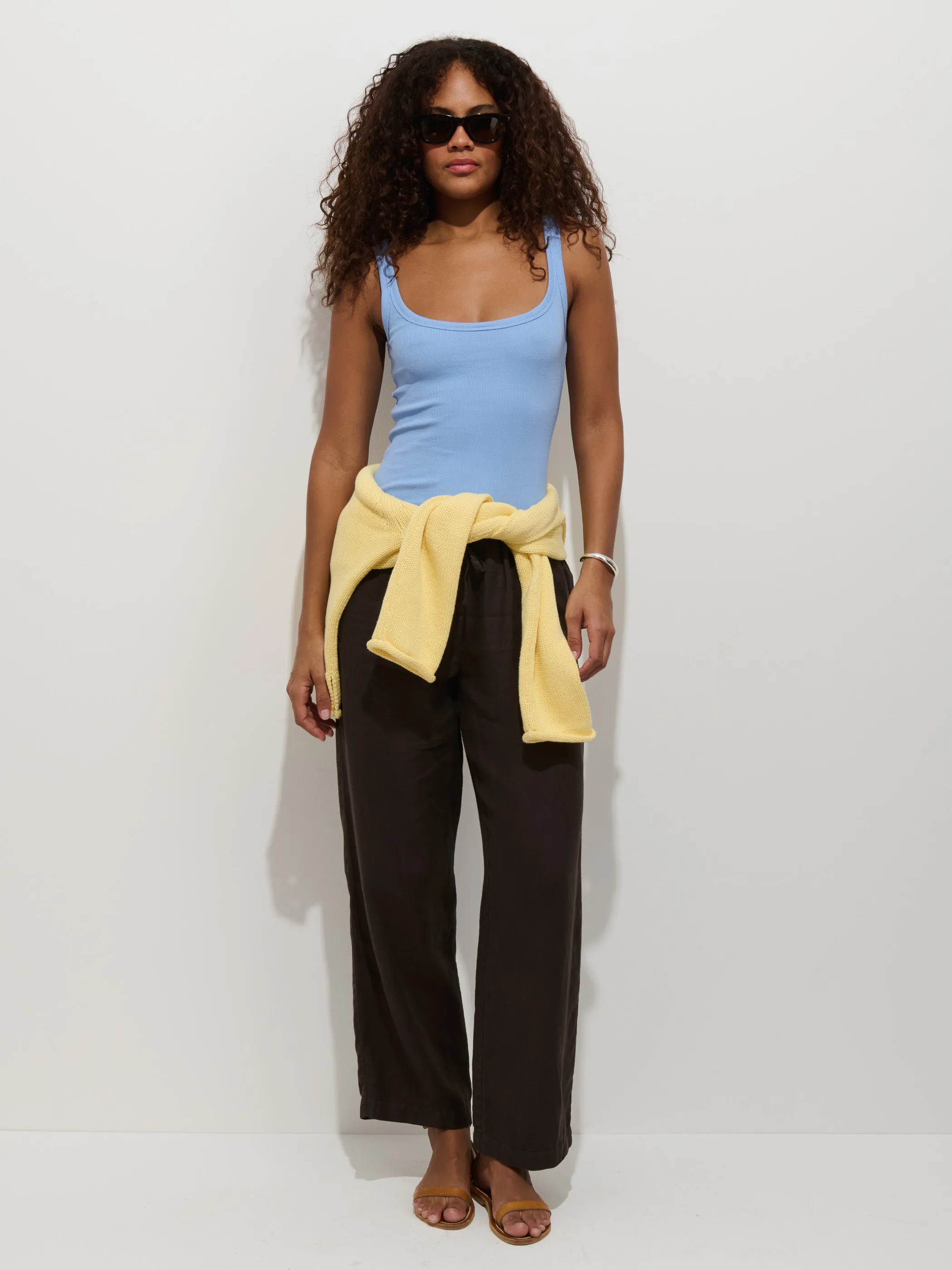 Hudson Pant In Linen sold by Alex Mill product image thumbnail 3