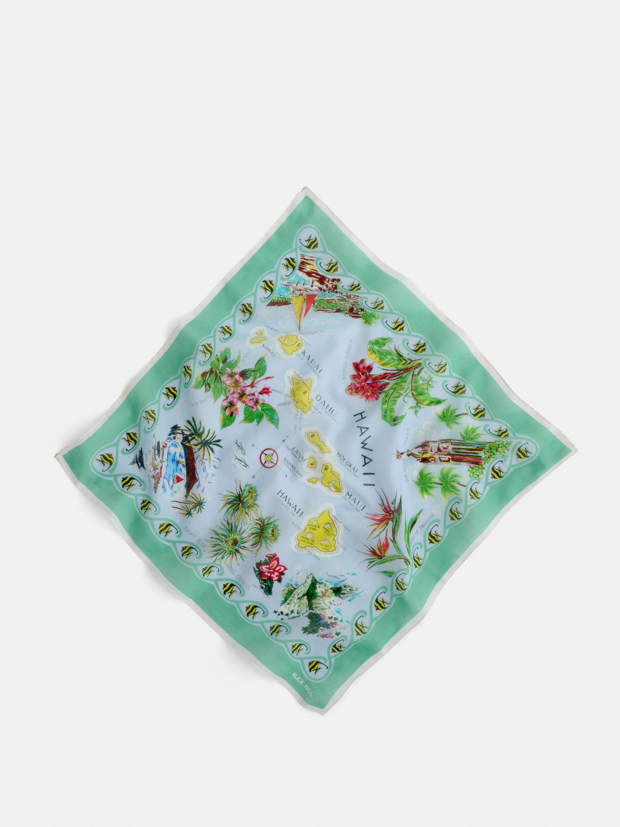 Travel Scarf In Cotton Voile sold by Alex Mill