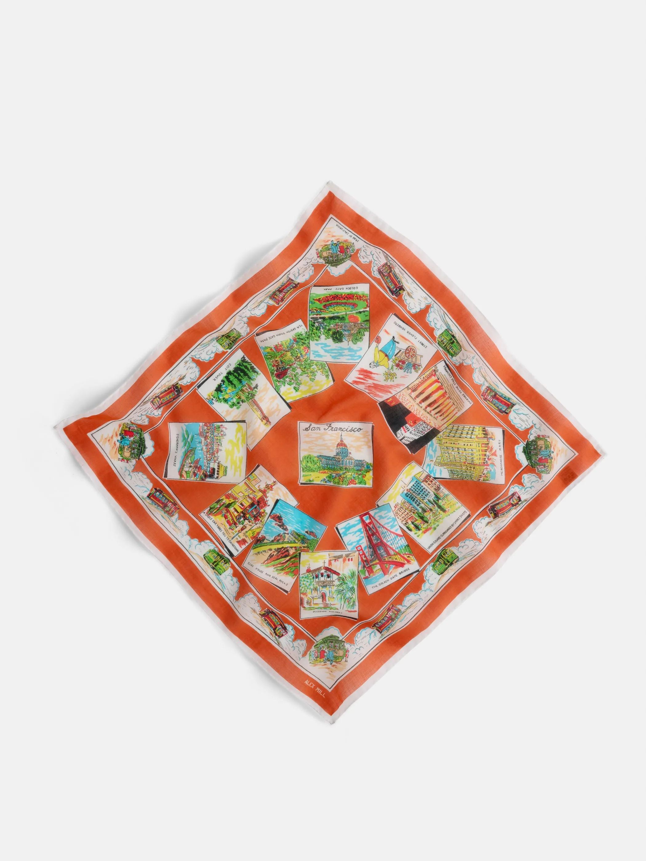 Travel Scarf In Cotton Voile sold by Alex Mill