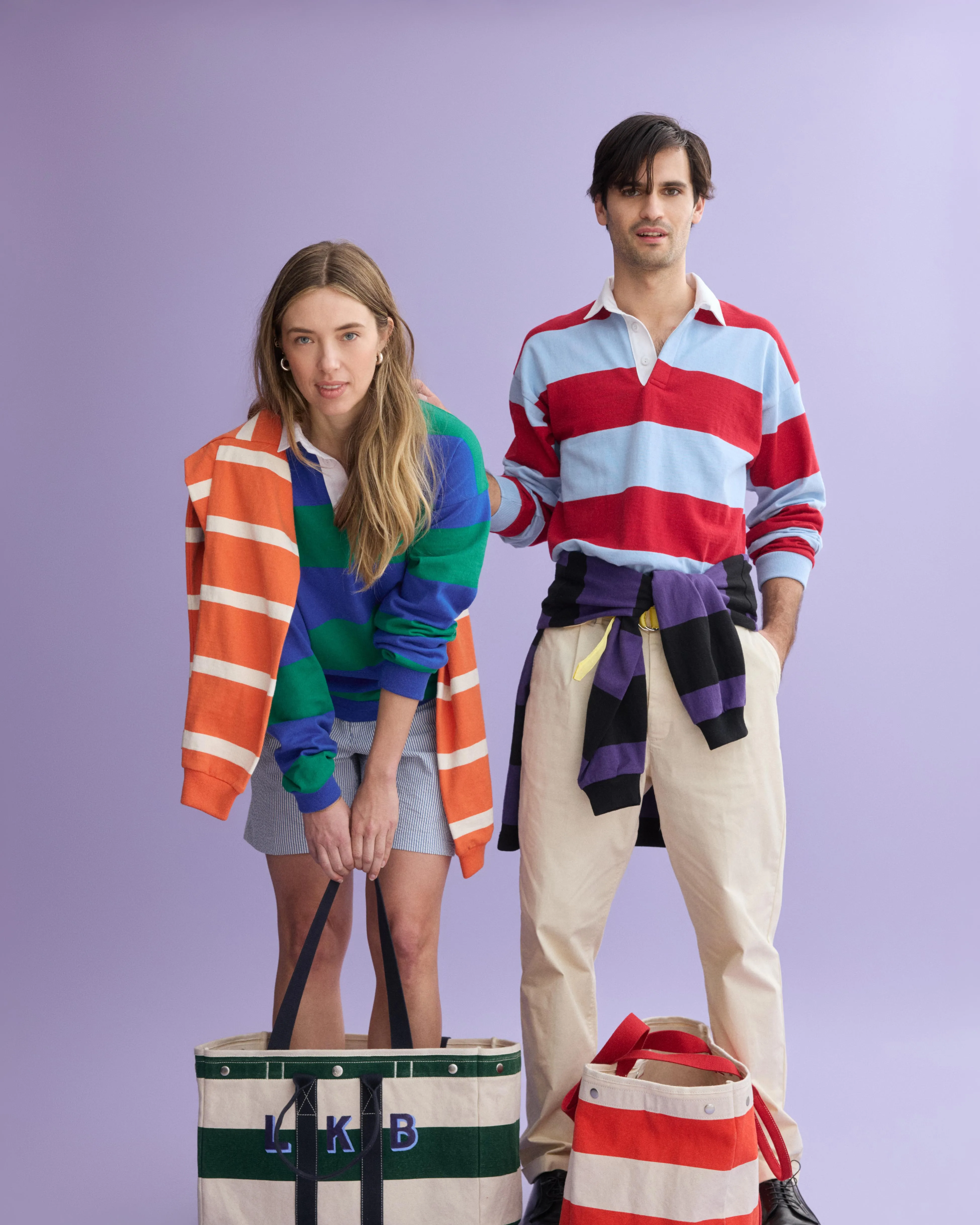 J.Press x Alex Mill Rugby Striped Shirt In Cotton sold by Alex Mill product image thumbnail 4