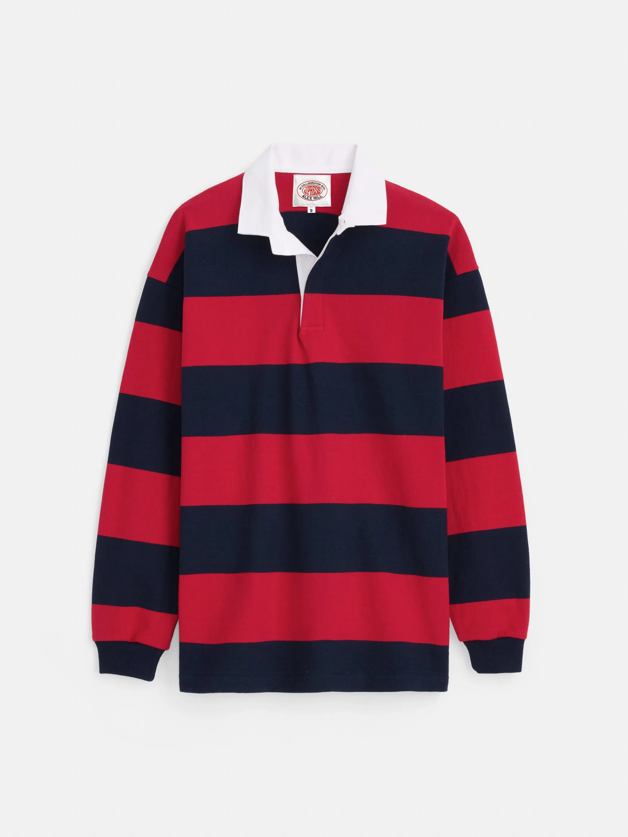 J.Press x Alex Mill Rugby Striped Shirt In Cotton sold by Alex Mill product image thumbnail 2
