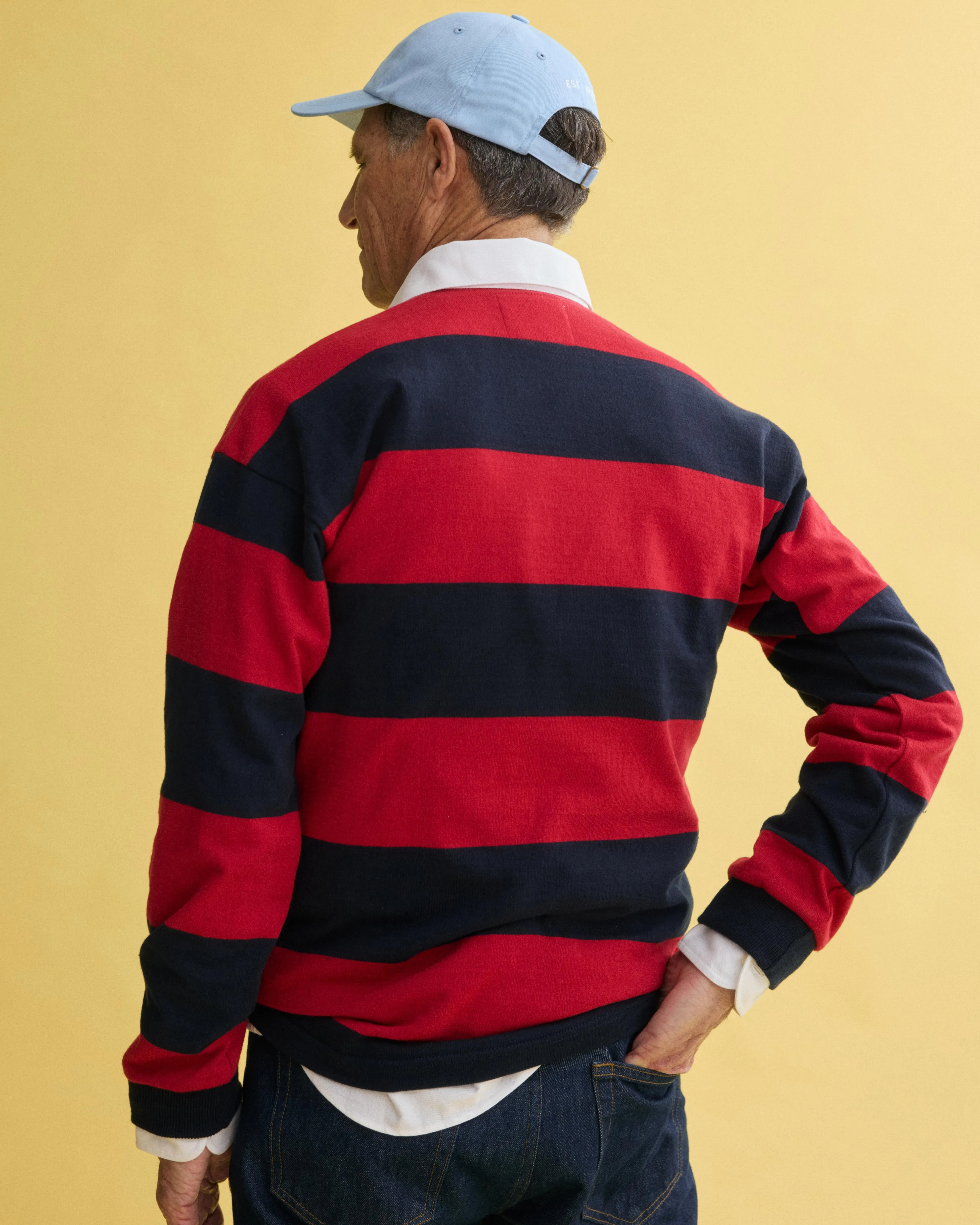 J.Press x Alex Mill Rugby Striped Shirt In Cotton sold by Alex Mill product image thumbnail 4