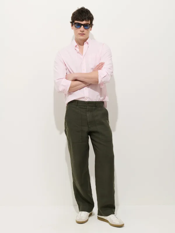 Pull On Field Pant In Linen made by Alex Mill