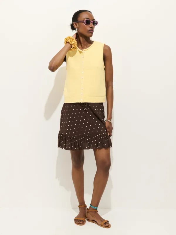 Flora Skirt In Polka Dot made by Alex Mill