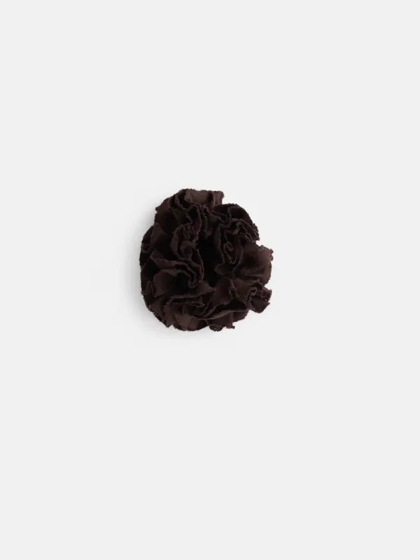 Frisée Hair Scrunchie In Linen made by Alex Mill