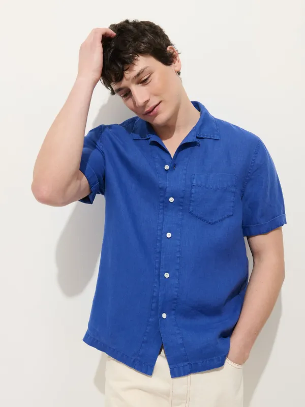 Camp Shirt In Linen made by Alex Mill