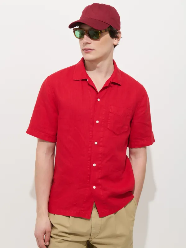 Camp Shirt In Linen made by Alex Mill