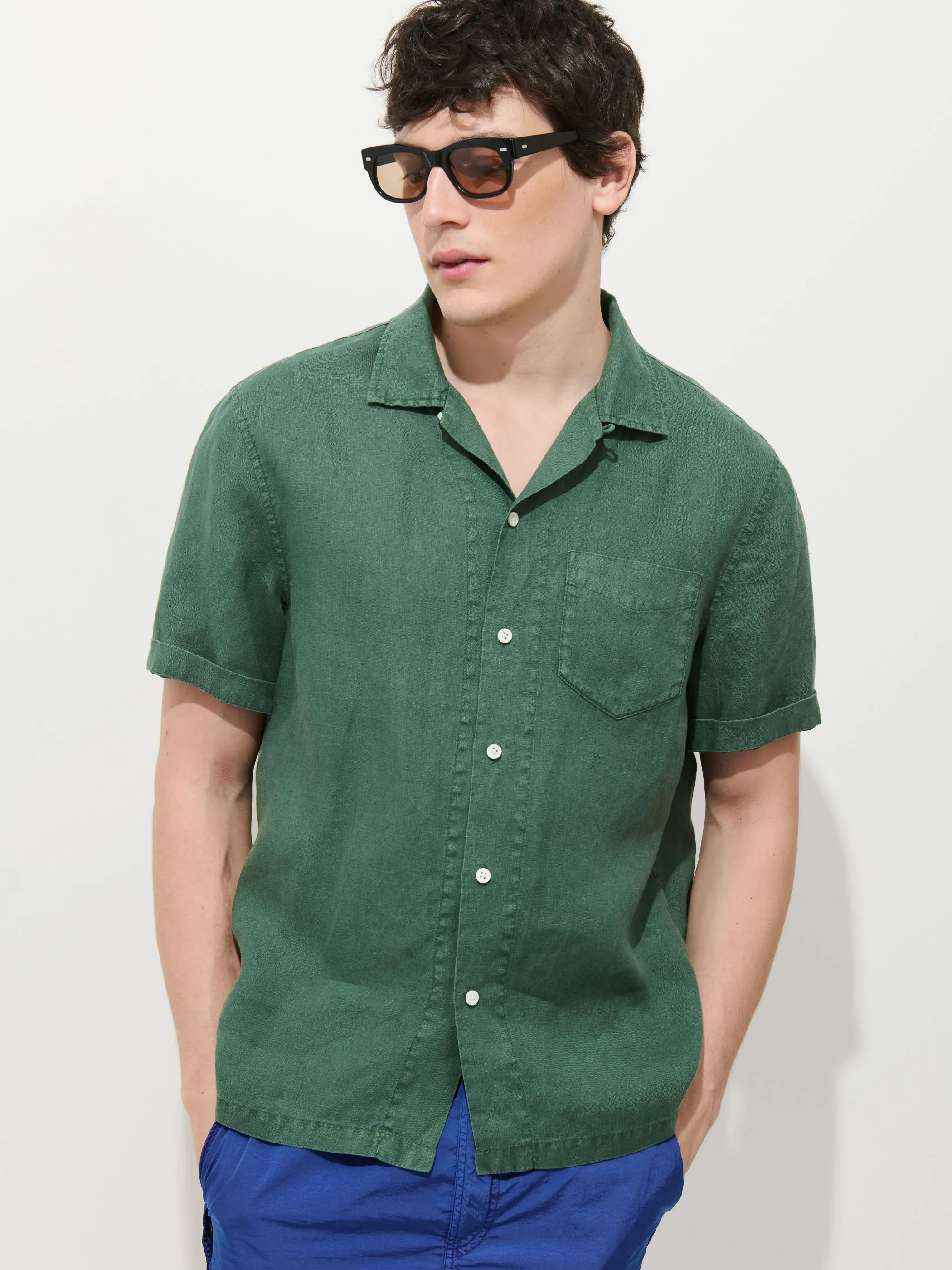 Camp Shirt In Linen sold by Alex Mill product image thumbnail 5