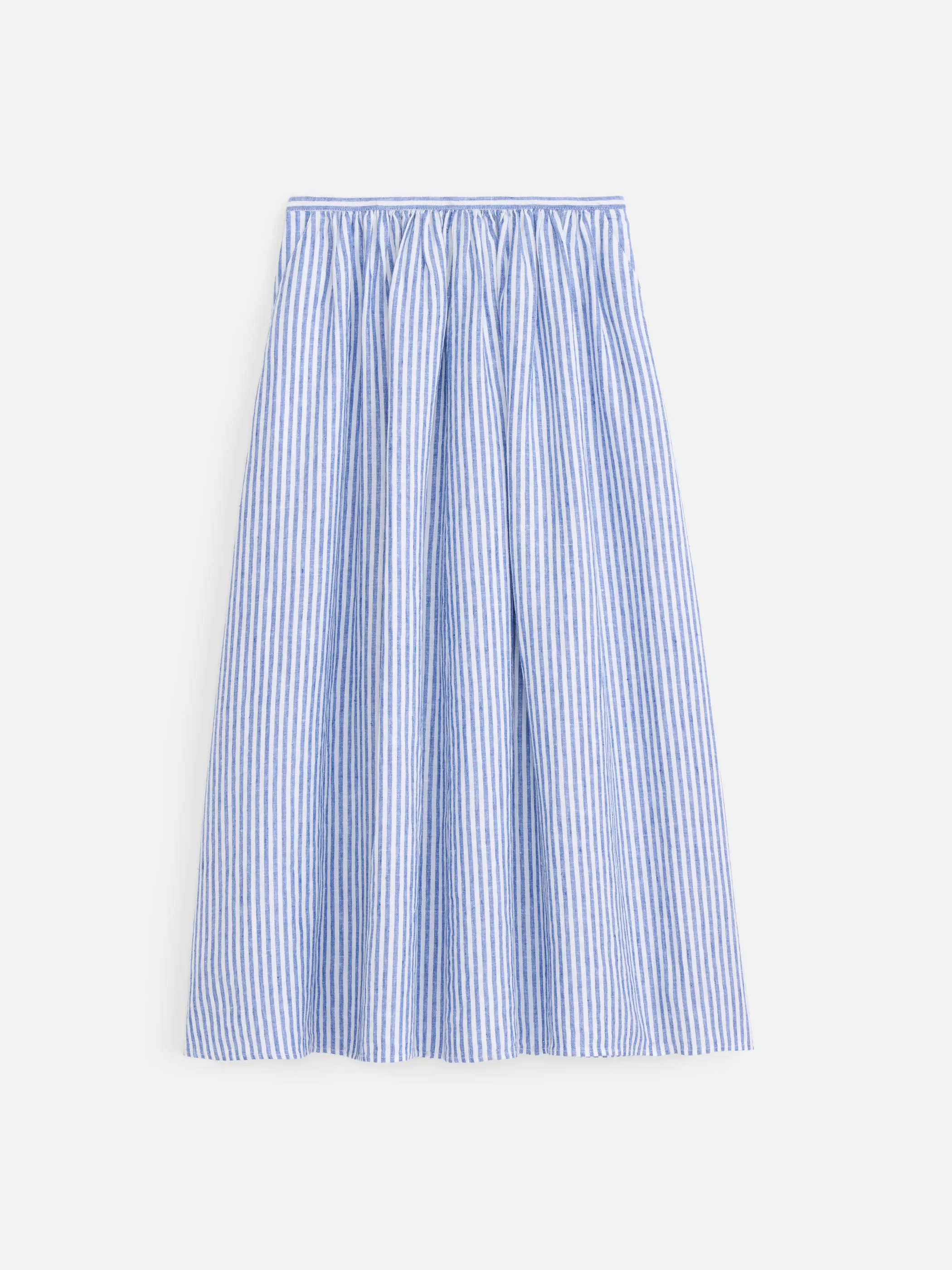 Sarah Striped Skirt In Linen sold by Alex Mill product image thumbnail 2