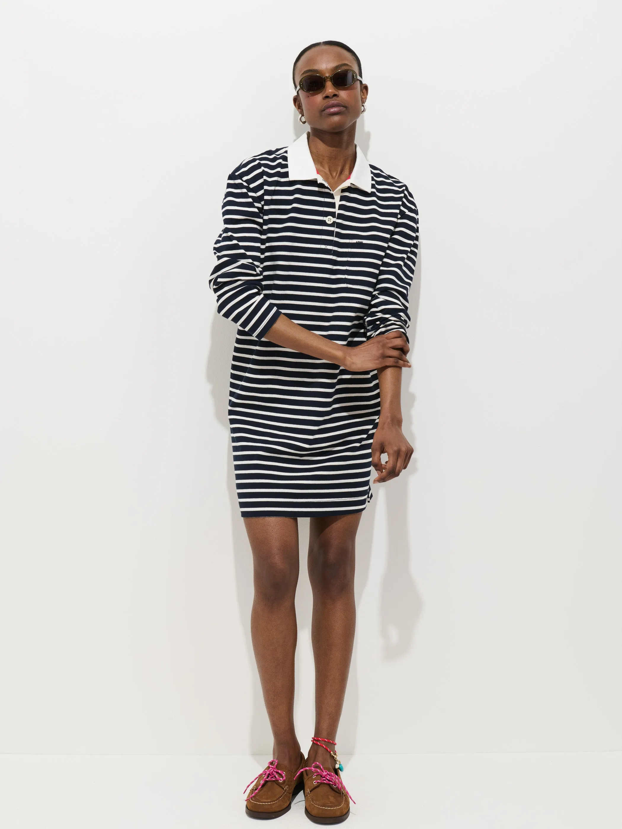 Lizzy Rugby Stripe Dress In Cotton Jersey sold by Alex Mill product image thumbnail 5