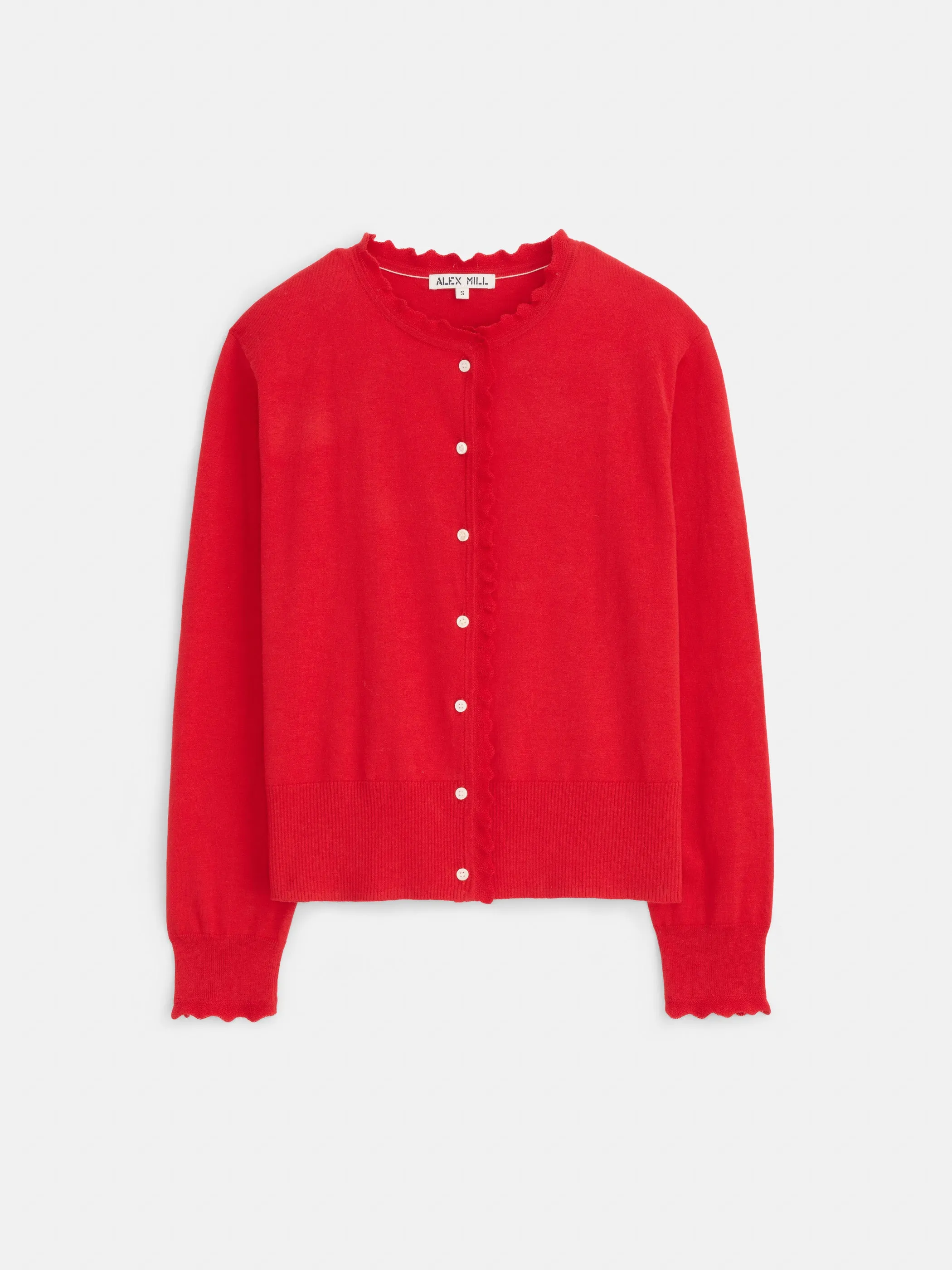 Bella Cardigan In Cotton Cashmere sold by Alex Mill product image thumbnail 2