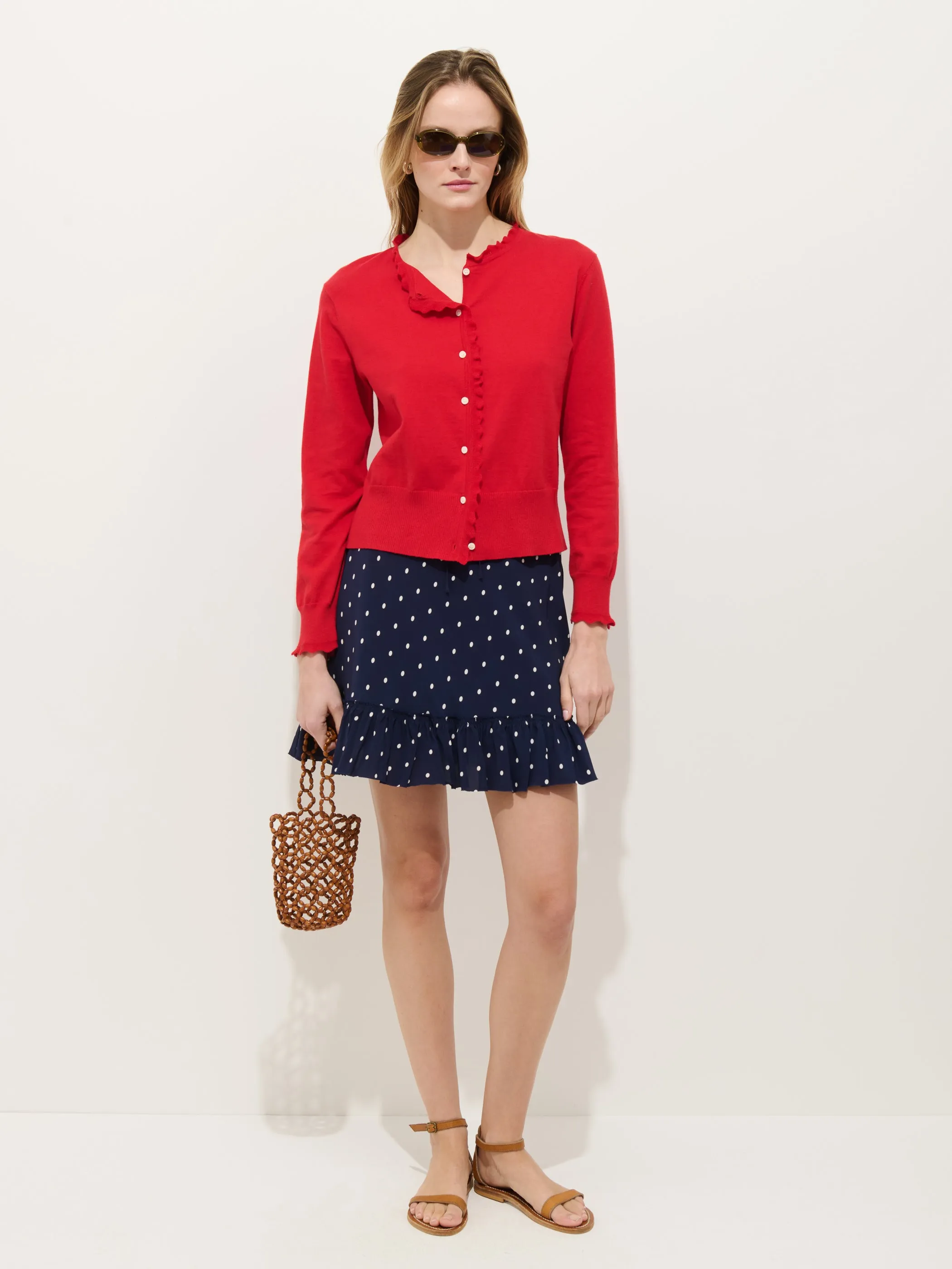 Bella Cardigan In Cotton Cashmere sold by Alex Mill product image thumbnail 3