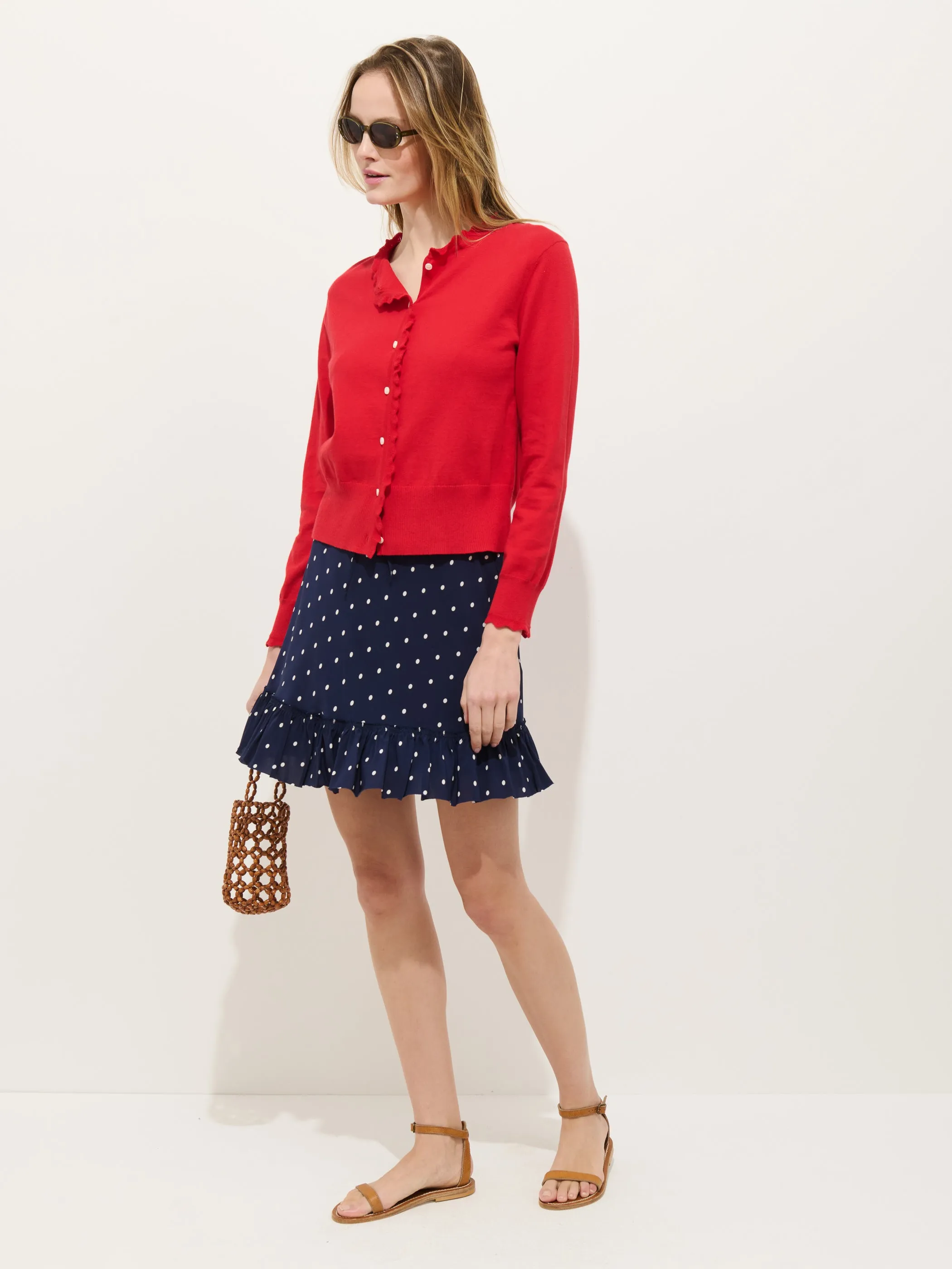Bella Cardigan In Cotton Cashmere sold by Alex Mill product image thumbnail 4