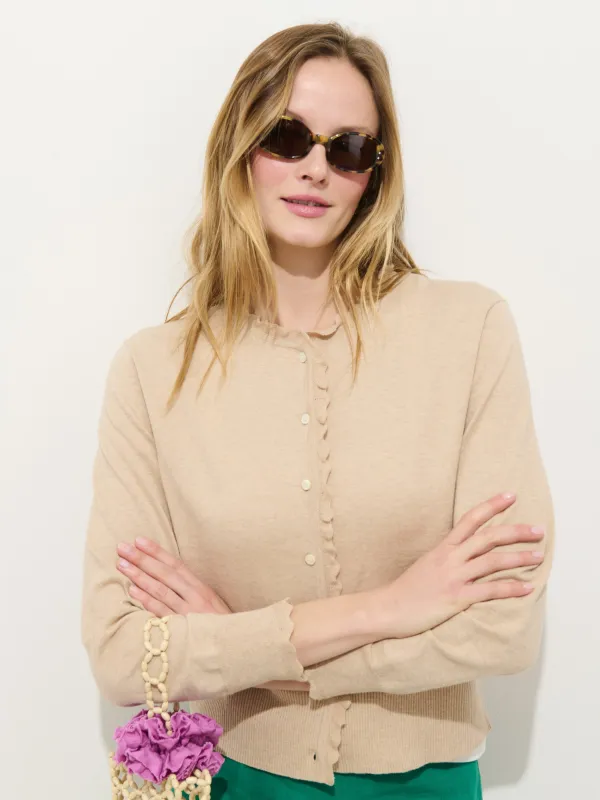 Bella Cardigan In Cotton Cashmere made by Alex Mill