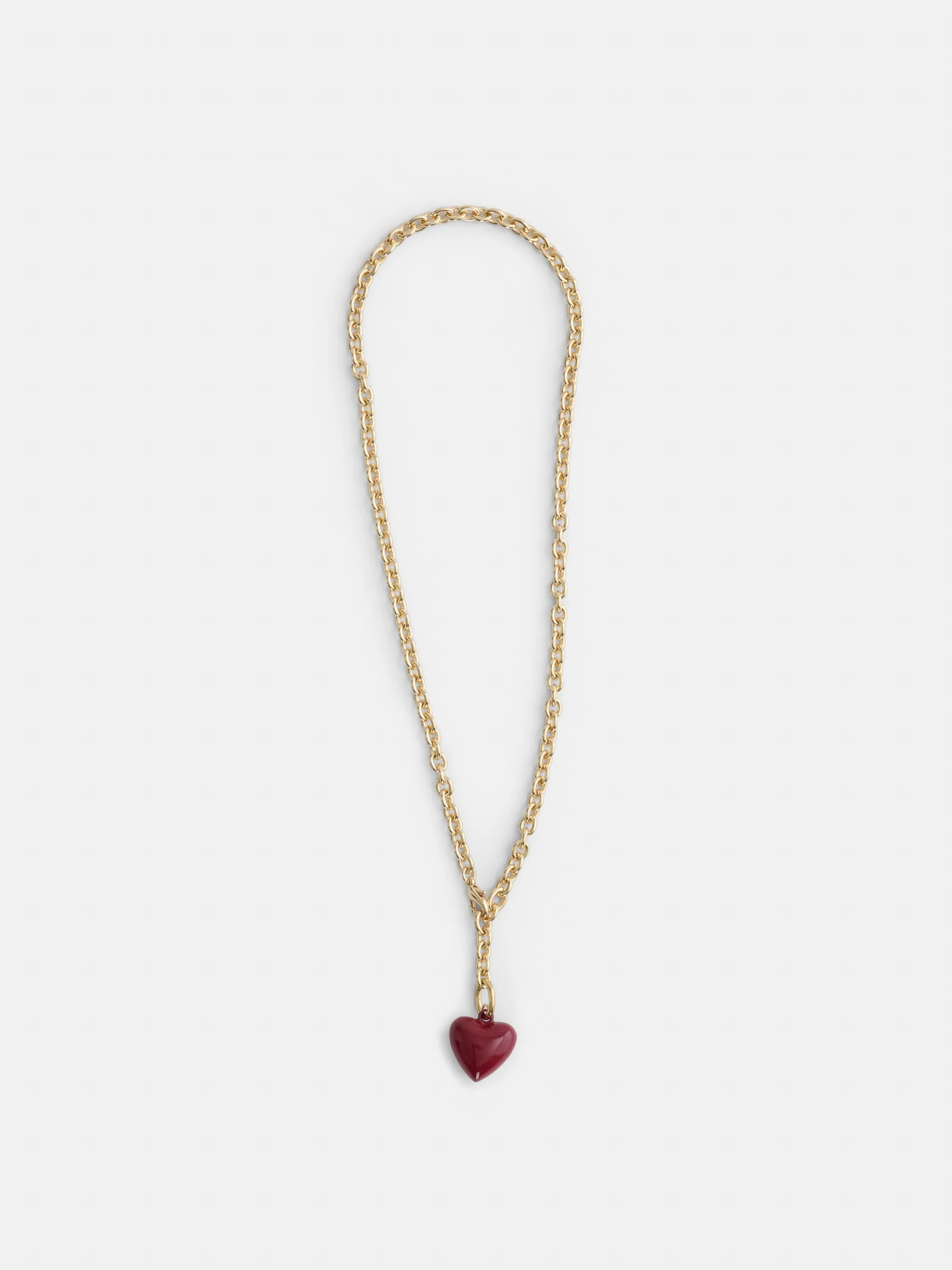Roxanne Assoulin Mini Puffy Heart Necklace sold by Alex Mill