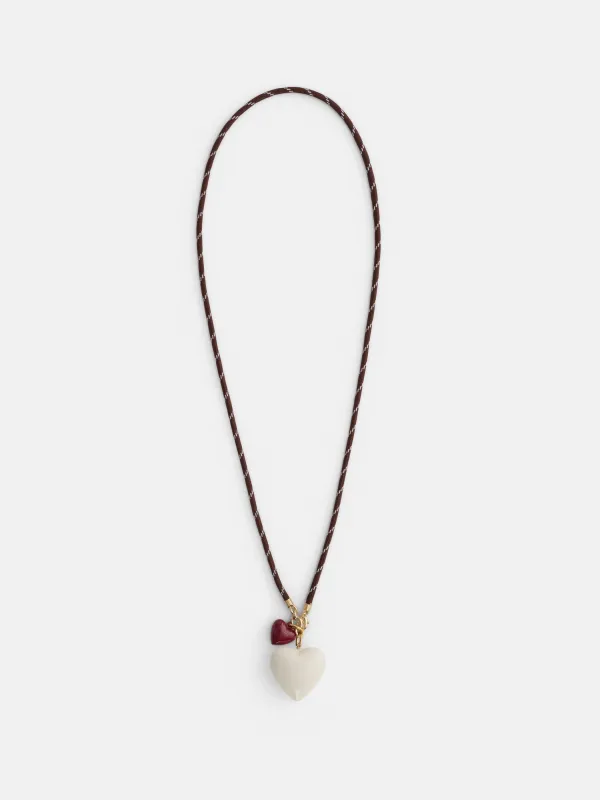 Roxanne Assoulin Long Happy Cord Charm Necklace made by Alex Mill