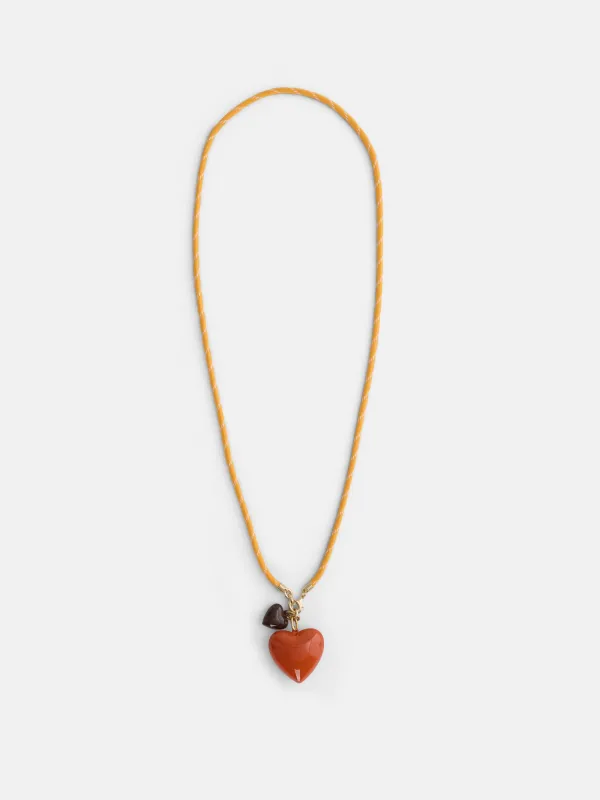 Roxanne Assoulin Long Happy Cord Charm Necklace made by Alex Mill