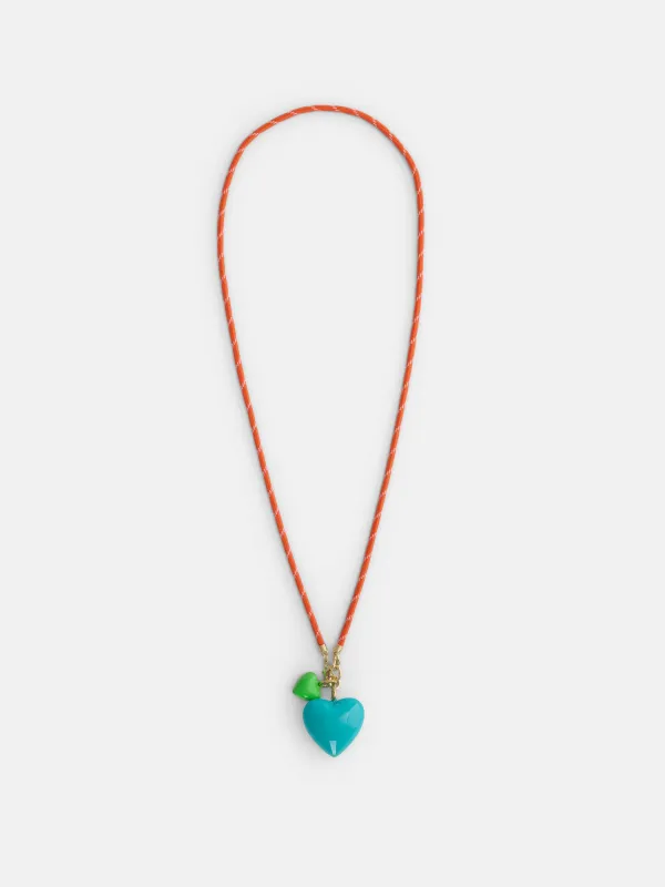Roxanne Assoulin Long Happy Cord Charm Necklace made by Alex Mill